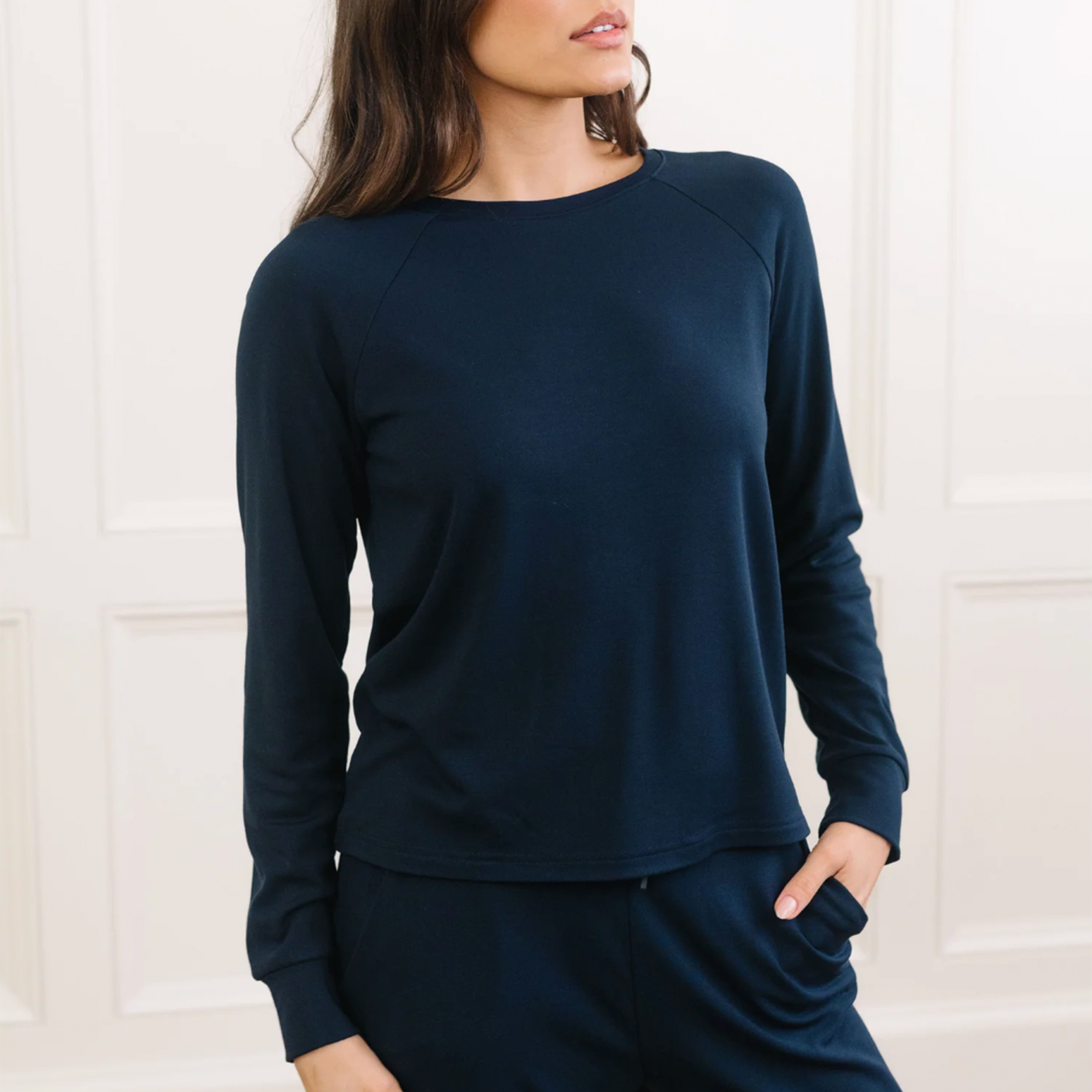 Cozy Earth Ladies Long Sleeve Pyjama Tops Pyjama Sets Womens