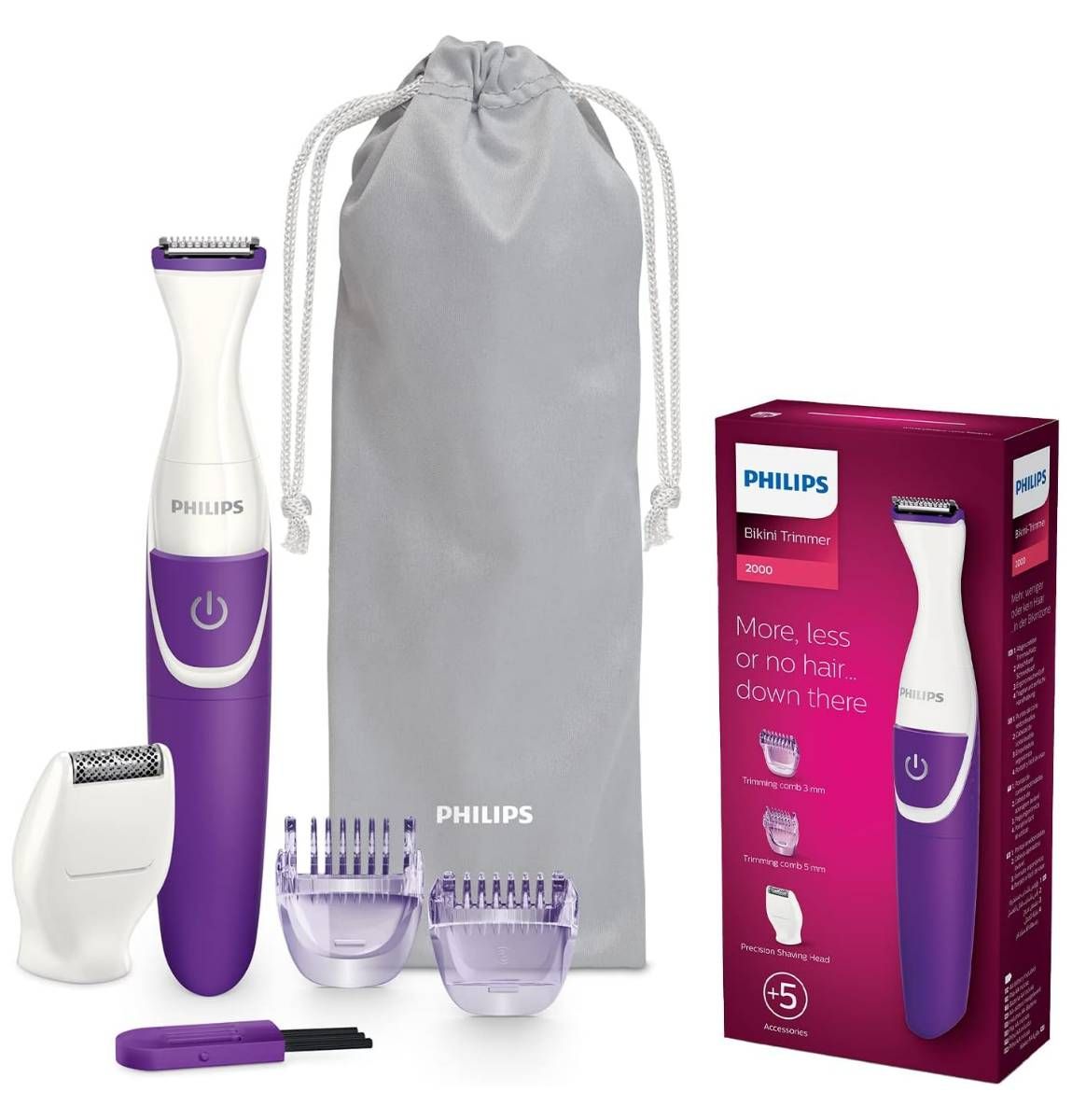 Satin Intimate Depiladora De Zona Intima Depiladora Philips Para