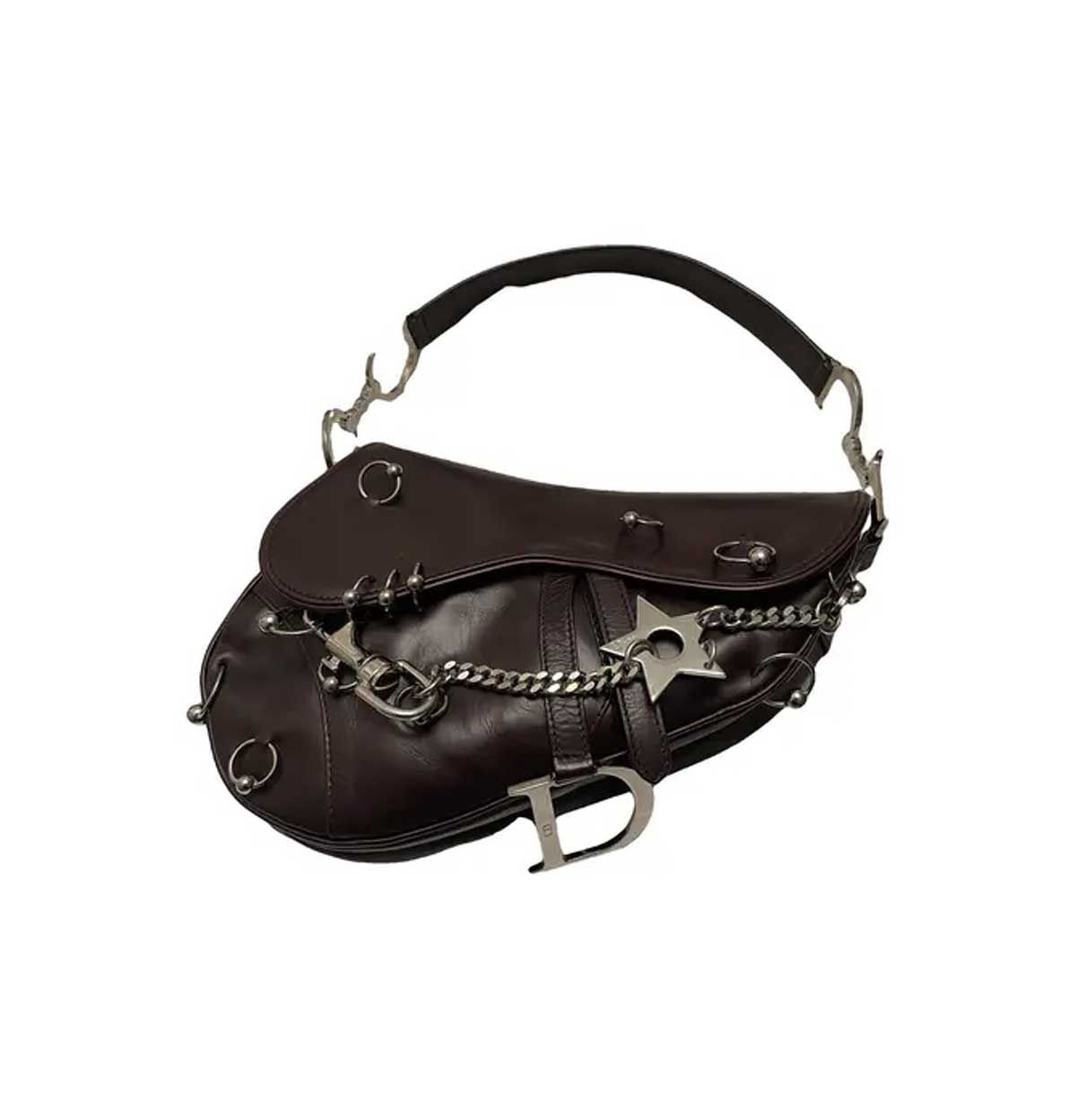 Christian Dior hardcore Galliano ハンドバッグ Christian Dior John Galliano Hardcore Hand Bag Red White