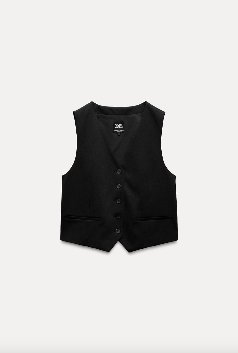 Chaleco Punto Zara Chaleco Zara Mujer Negro Chaleco Punto Ochos