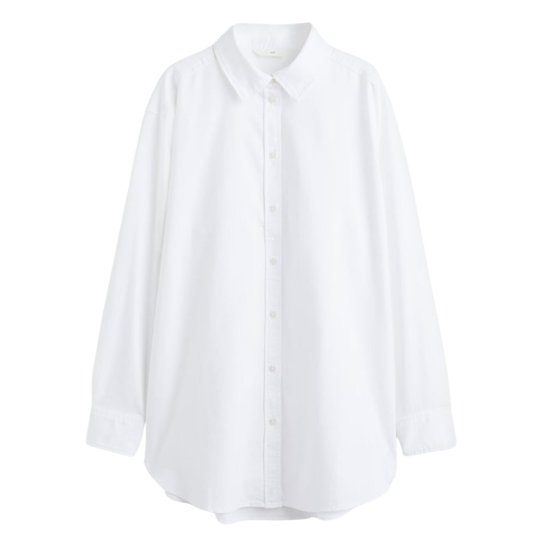 Katoenen Hemd Wit Hemd Dames H&m STREET-ONE Katoenen Blouse