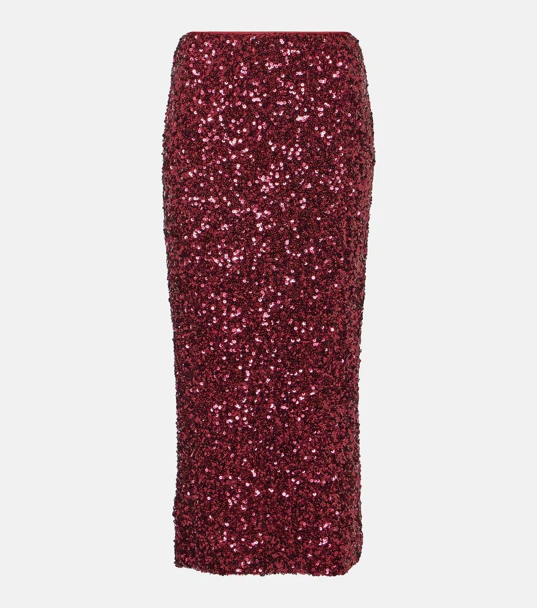 Palline Per Albero Di Natale Decorato, Colore Rosso Scuro Con Paillettes Da 8 Cm 12 Pezzi 12 Sfere Da 8 Cm 87209631
