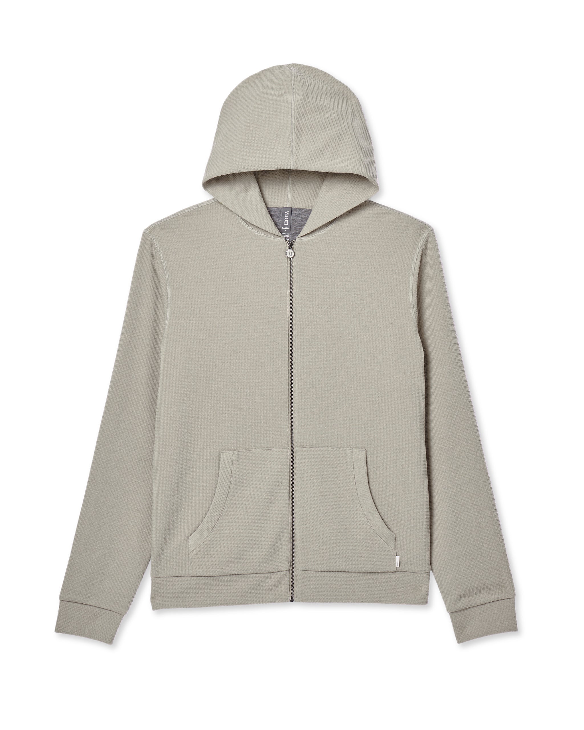 フゥミィ7口 Ponto Performance Half Zip Hoodie | Fossil Heather | Vuori