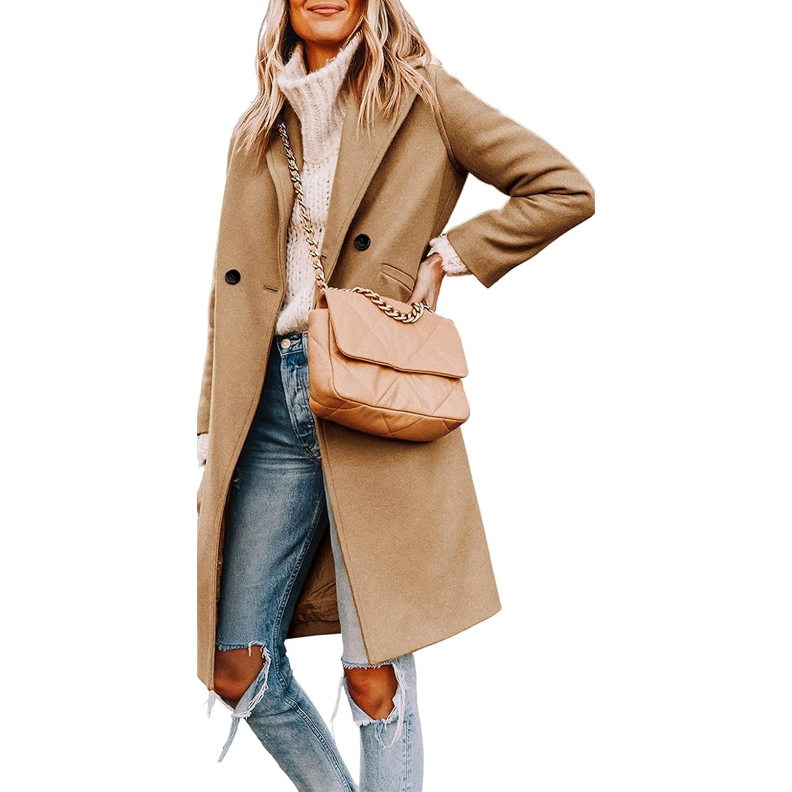 Amazon Thick Wool Trench Coat Best Women's Wool Coats To