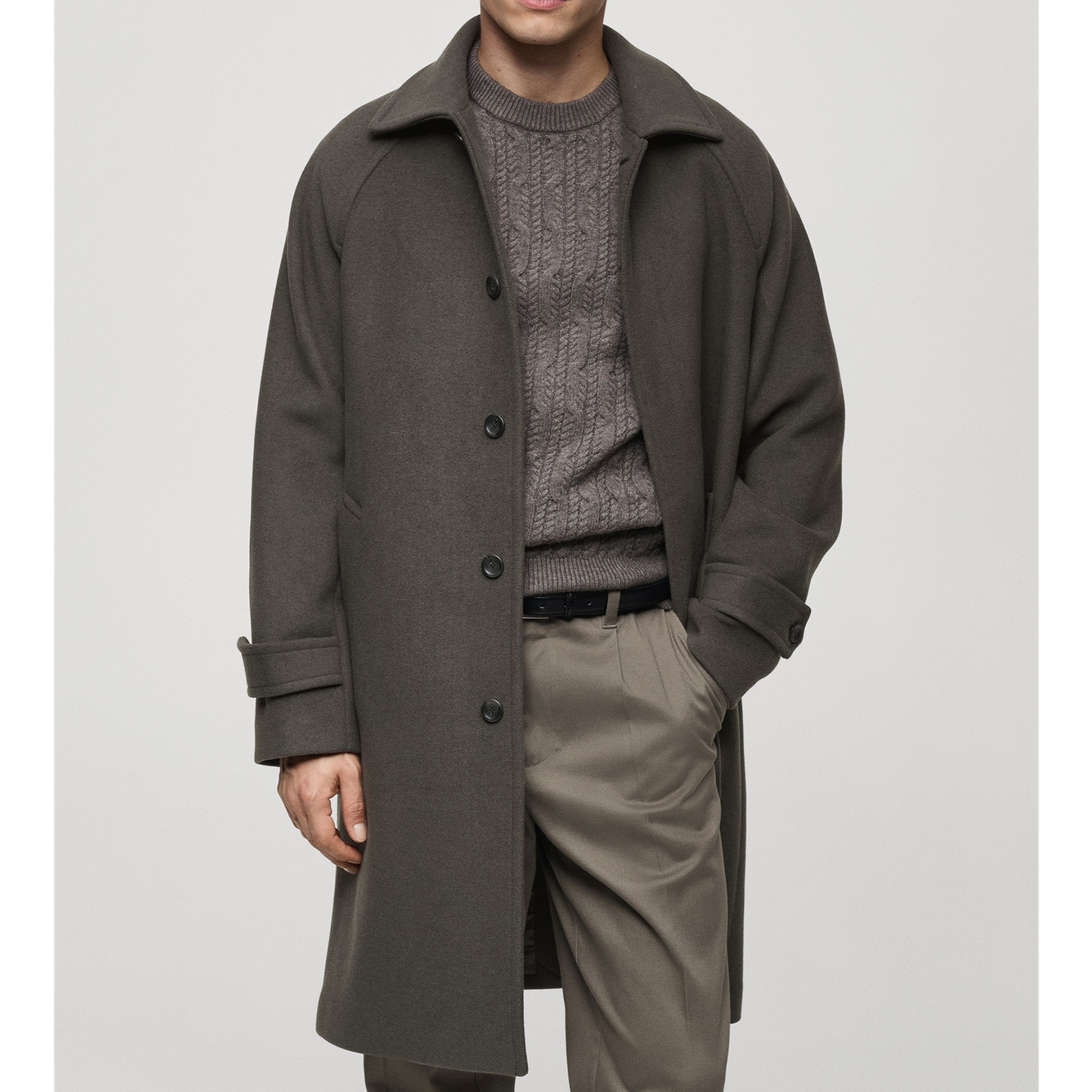 Fancy Winter Coats Mens Men's Winter Thickened Jacket Hood Warm