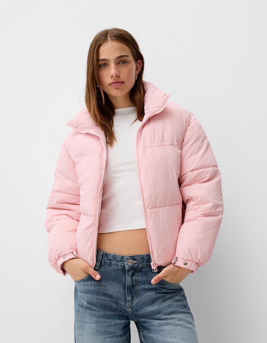 Puffer Jacket Chaqueta Tejana Hombre Bershka Bershka Cazadora