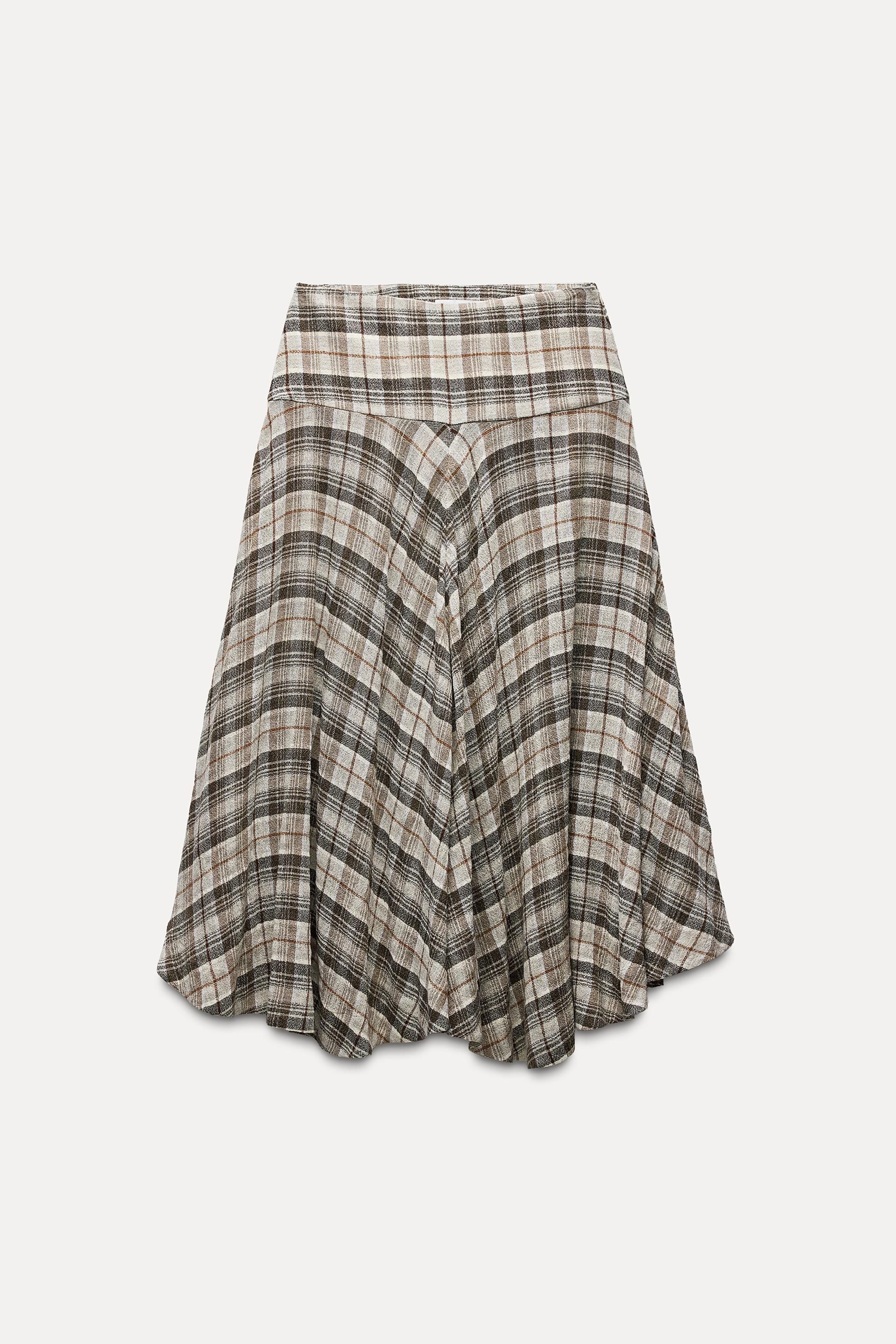 Falda Pareo Cuadros Vichy Zara Falda Mini Pareo A Rayas Rojas (M