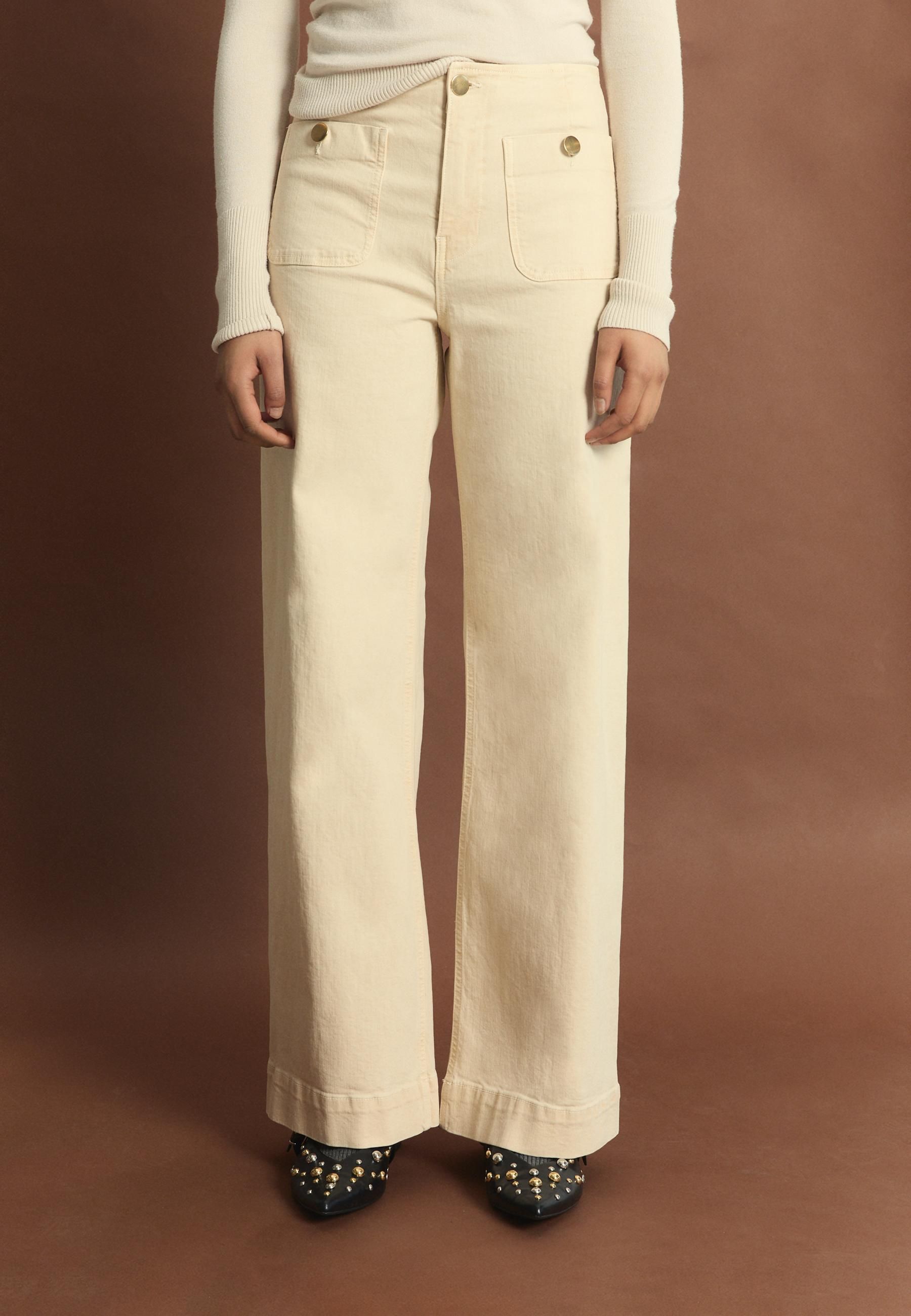 Perlas Stradivarius Stradivarius Pantalones Tiro Alto Stradivarius