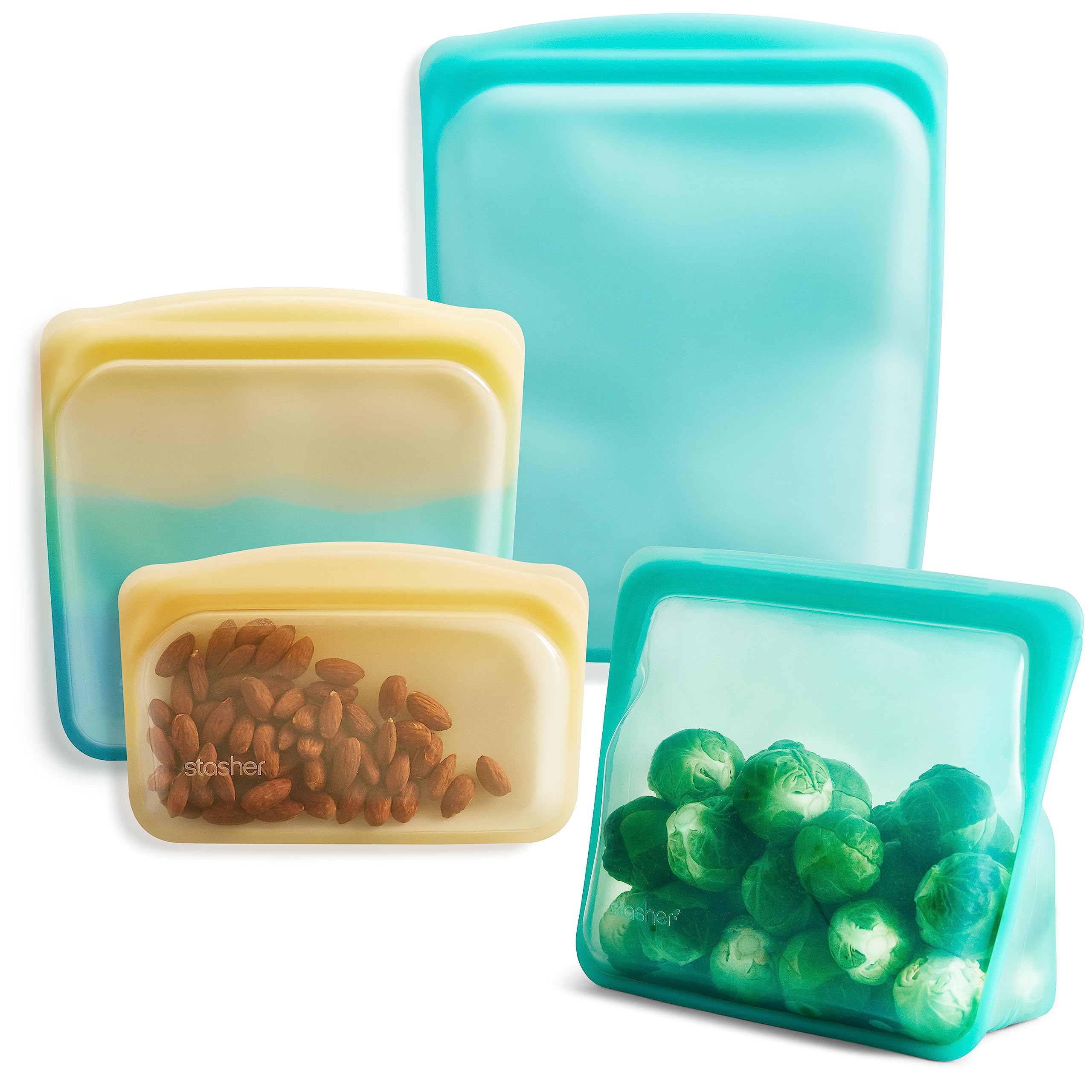 Tupperware Silicon Baggies Snack Bags Silicone Zipper Bags