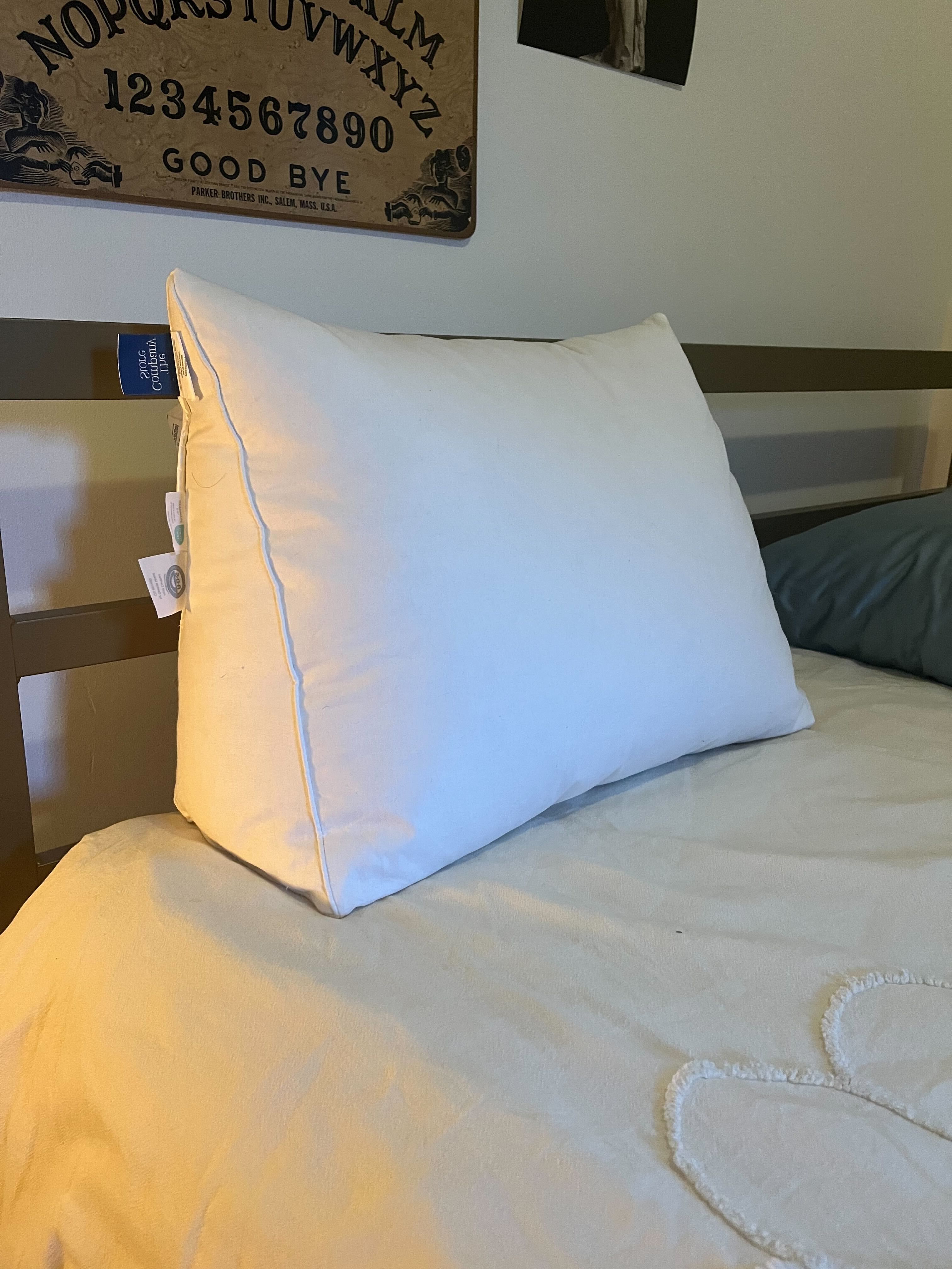 The Best Pillows for Sitting Up in Bed, Tested by Editors - Main Image