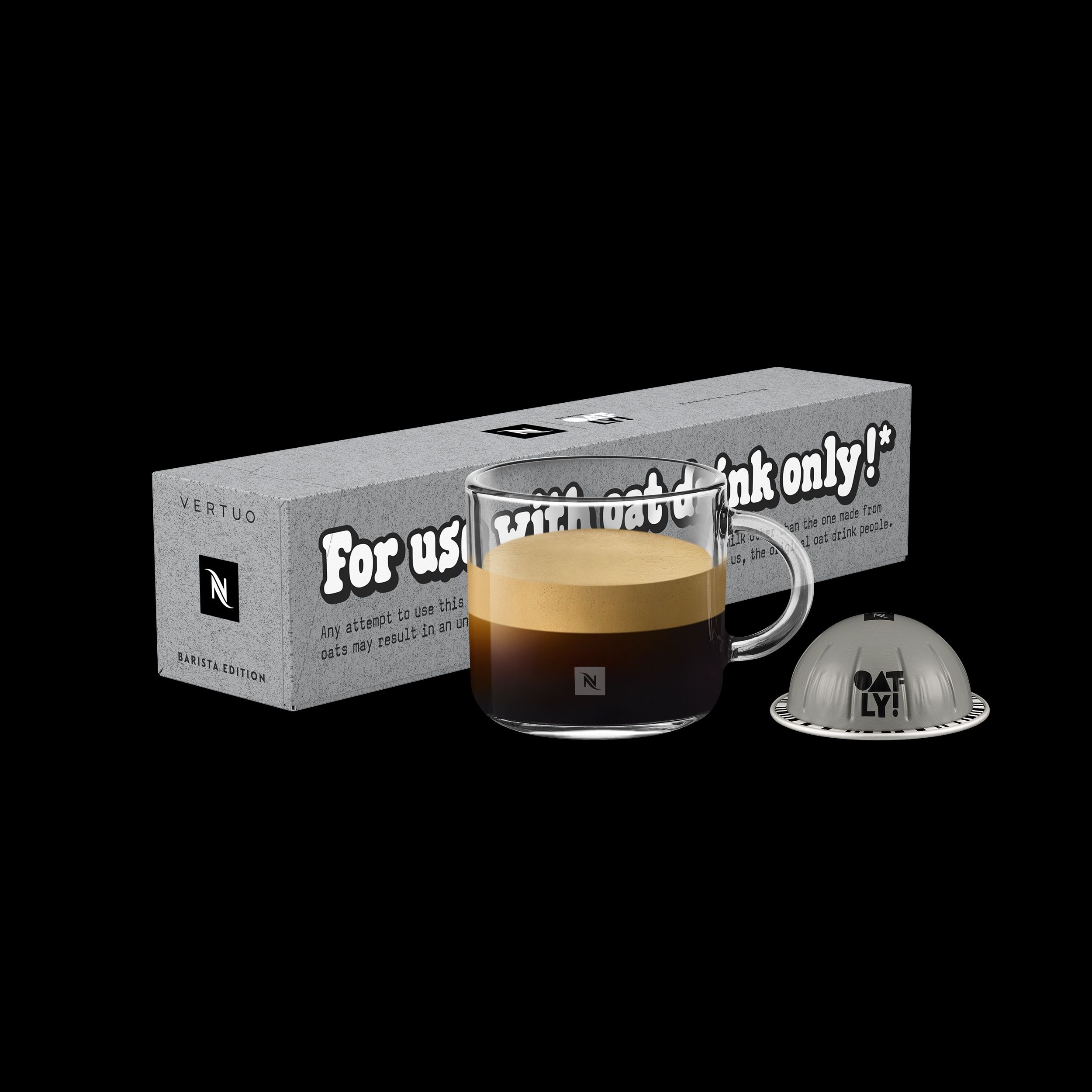 150 Nespresso Compatible Pods – Organic Barley Coffee, Caffeine-Free, Made In Italy