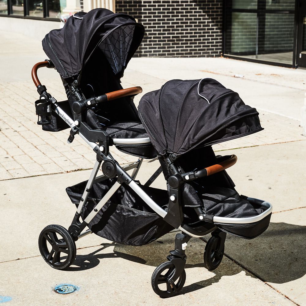 Mockingbird Double Stroller With Glider Board Double Stroller