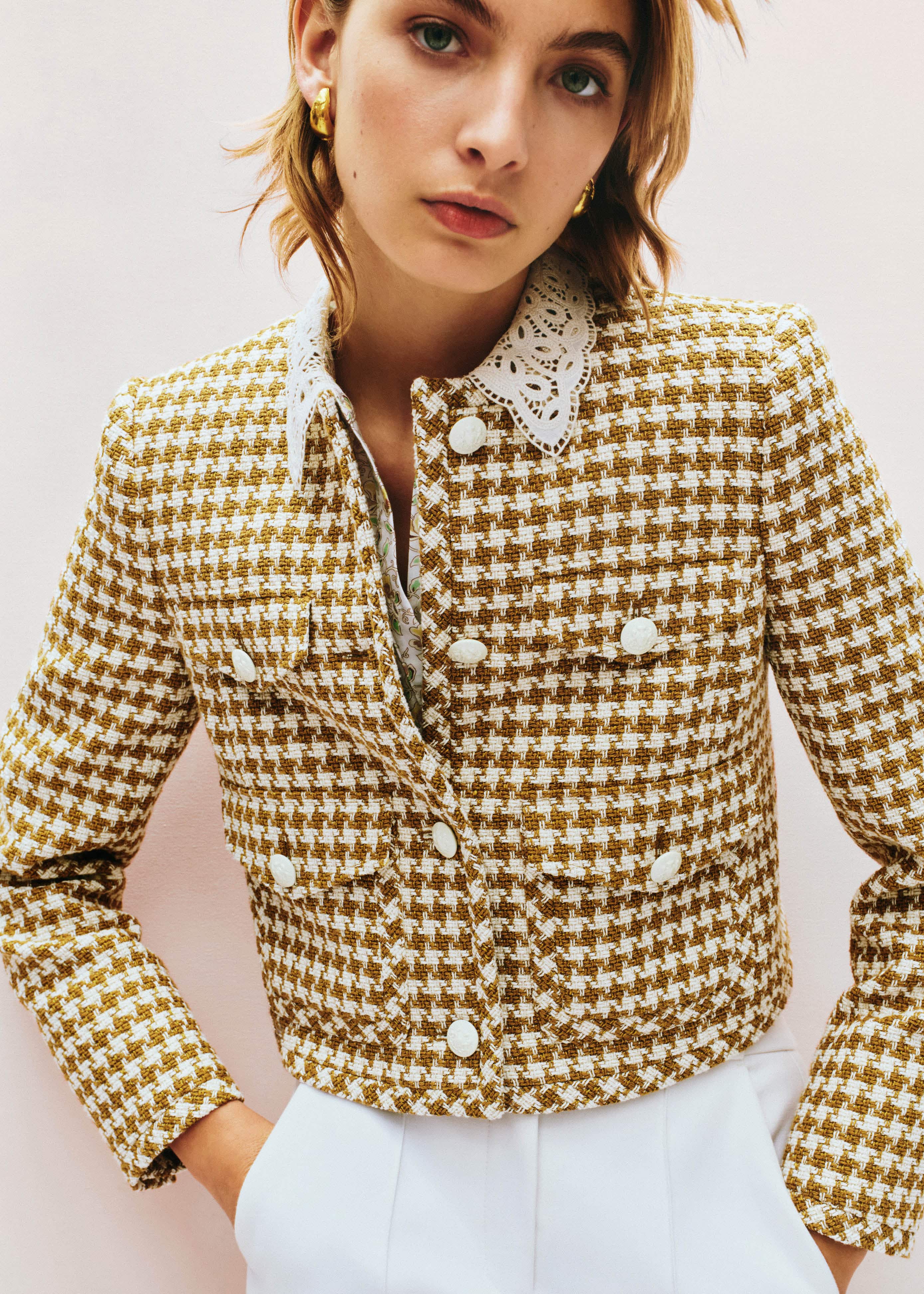 Cream Chanel Inspired Suit This Chanel-inspired Jacket Update Will