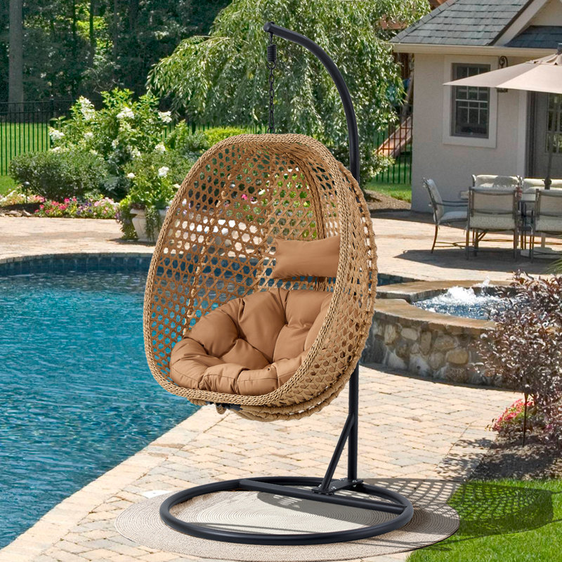 wayfair hanging egg chair