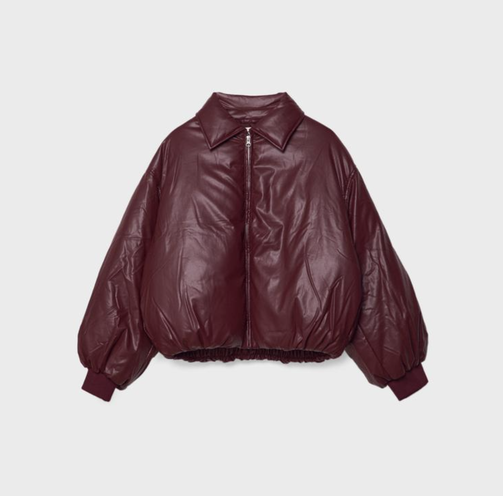 chaquetas bomber efecto piel para vestir como las famosas esta