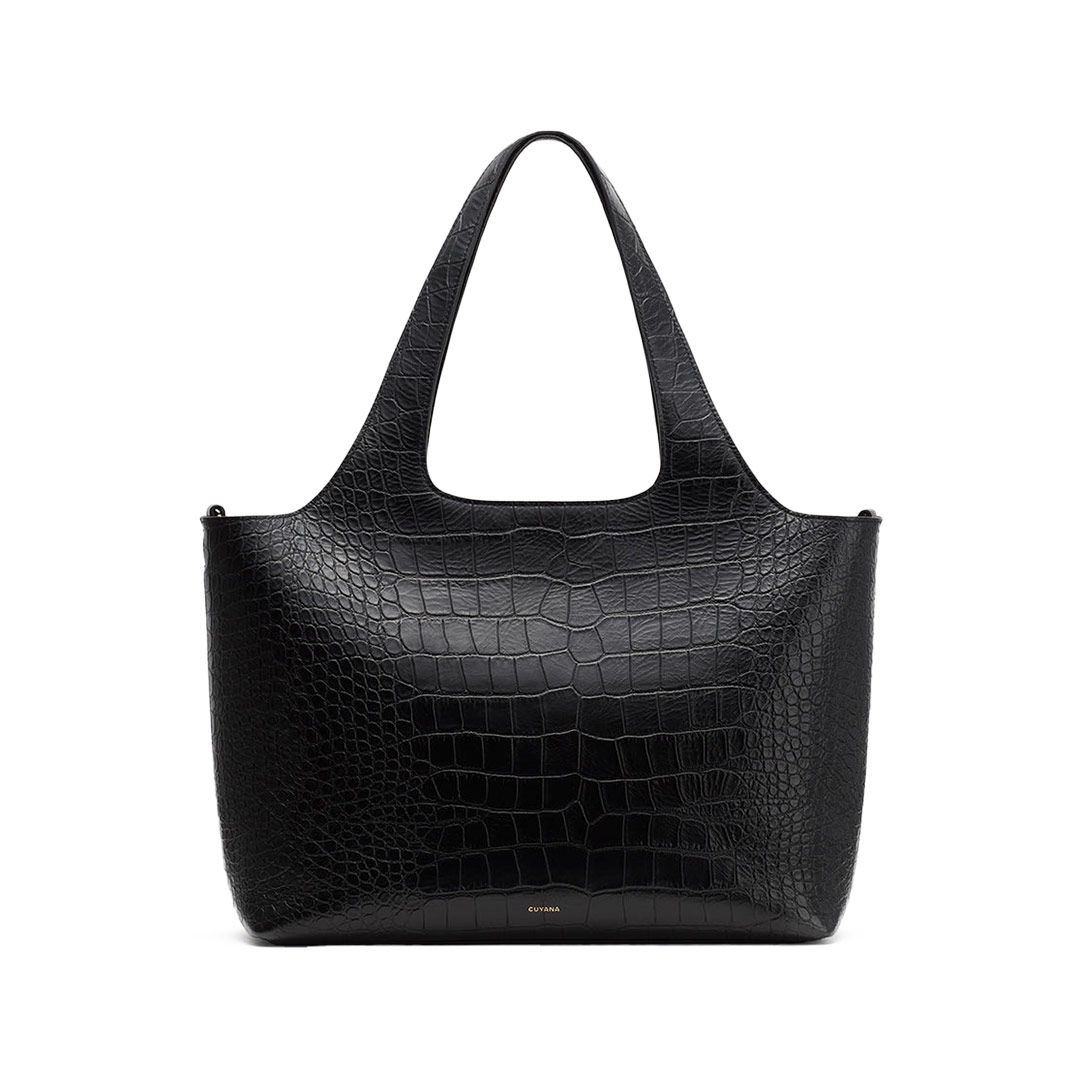 Cuyana Crossbody Bag Croco Cuyana Croc Leather Crossbody Bag