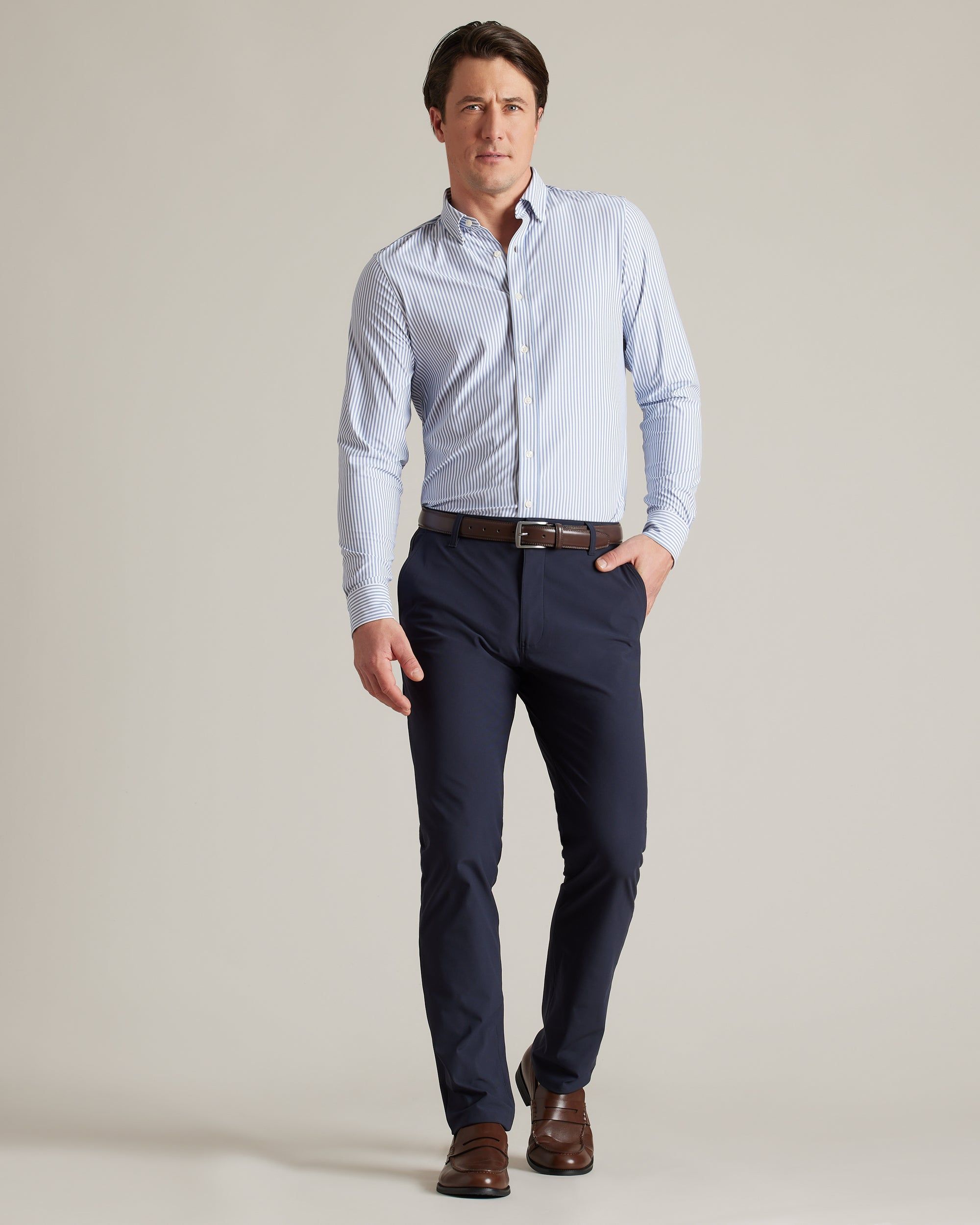 esquire slim fit dress shirts Navy Gemma Mix-Media Dress
