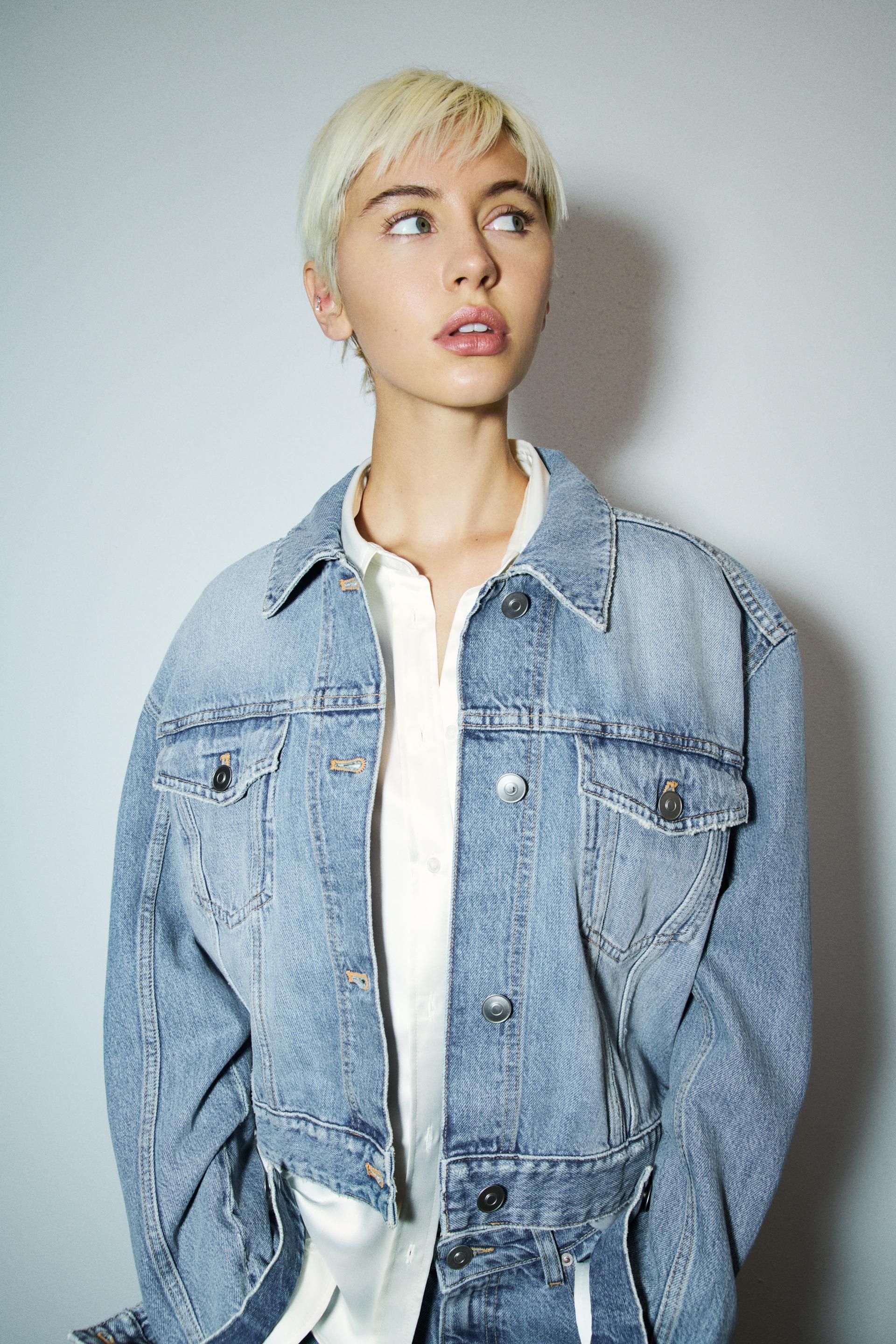 Chaqueta Blanca Cazadora Flecos Zara Mujer Cazadora Vaquera Zara