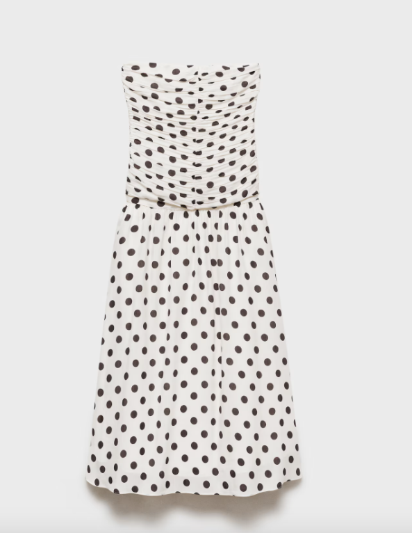 Los vestidos de lunares de Mango inspirados en los diseños de