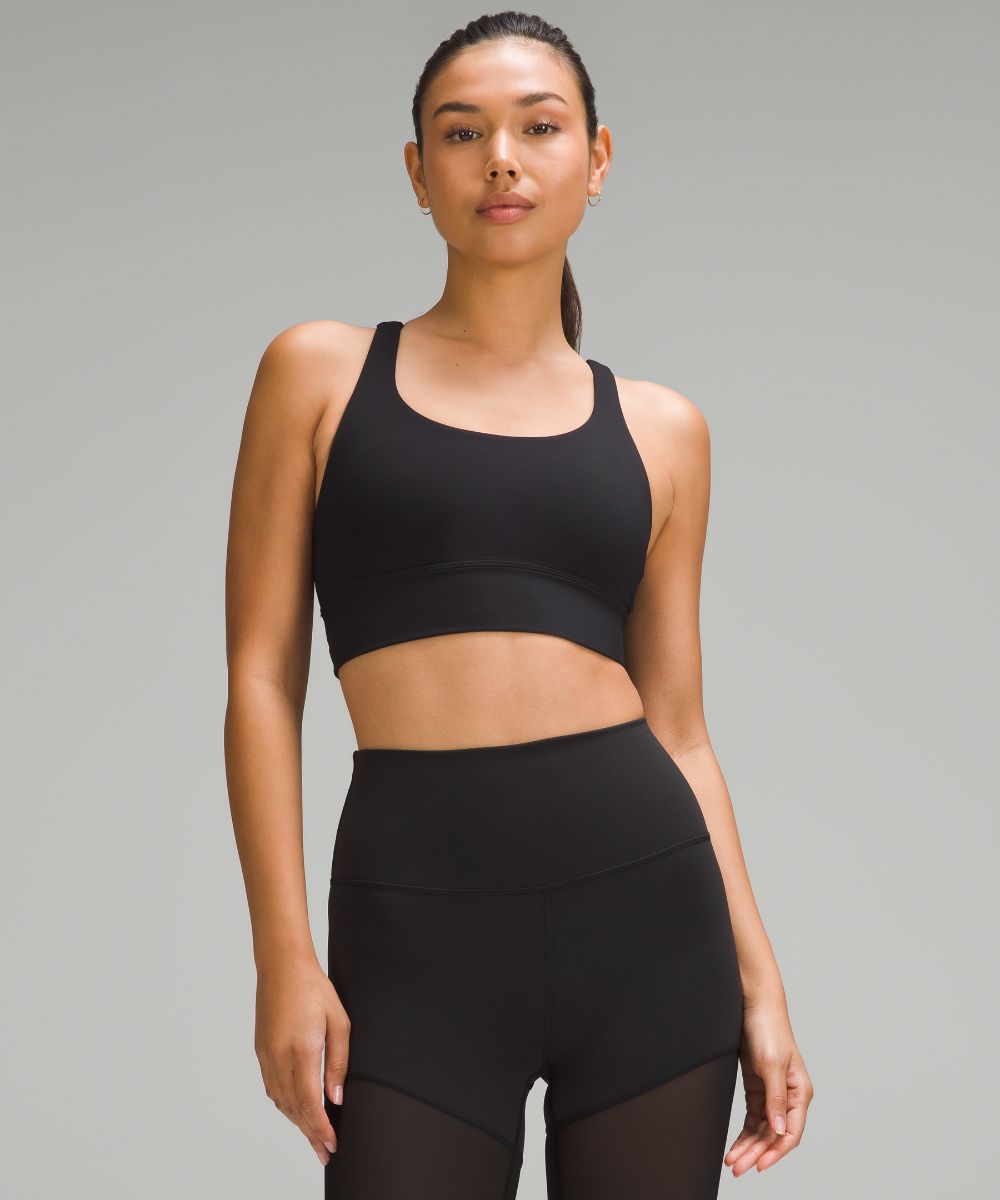 Seamless Sports Bra For Women - Padded Racerback Y Bra Low