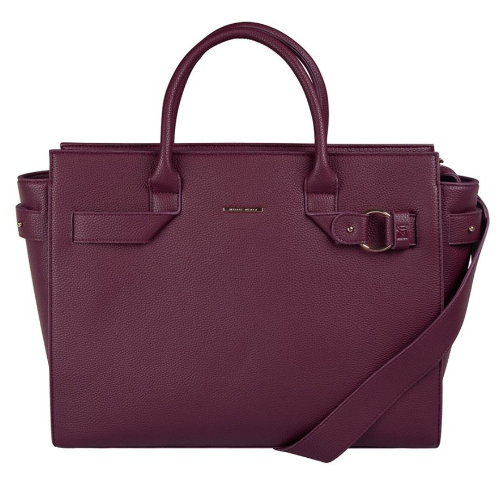 Flora & Co Grote Schoudertas / Tas Dames - Saffiano - Nora - Vieux Pastelroze