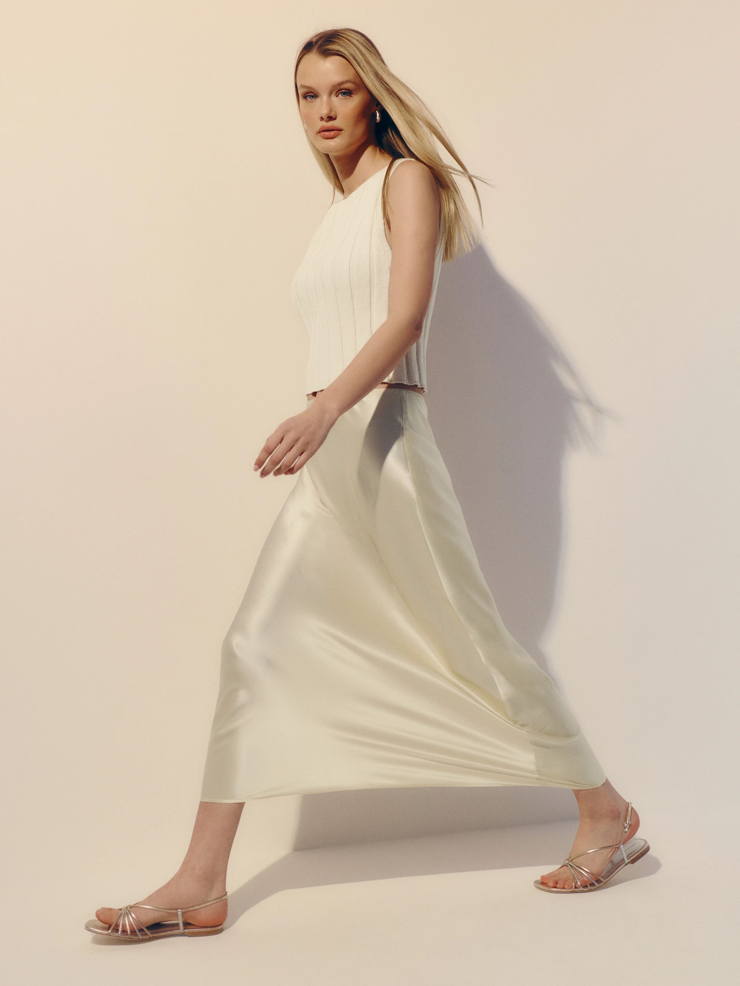 The best satin midi skirts for effortless elegance this spring