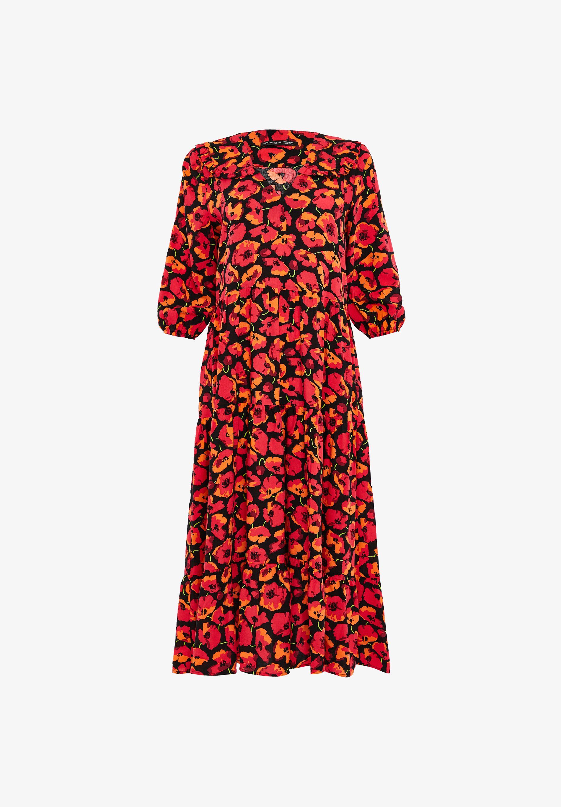 El vestido de flores de la reina Sofía el día que recibió en el