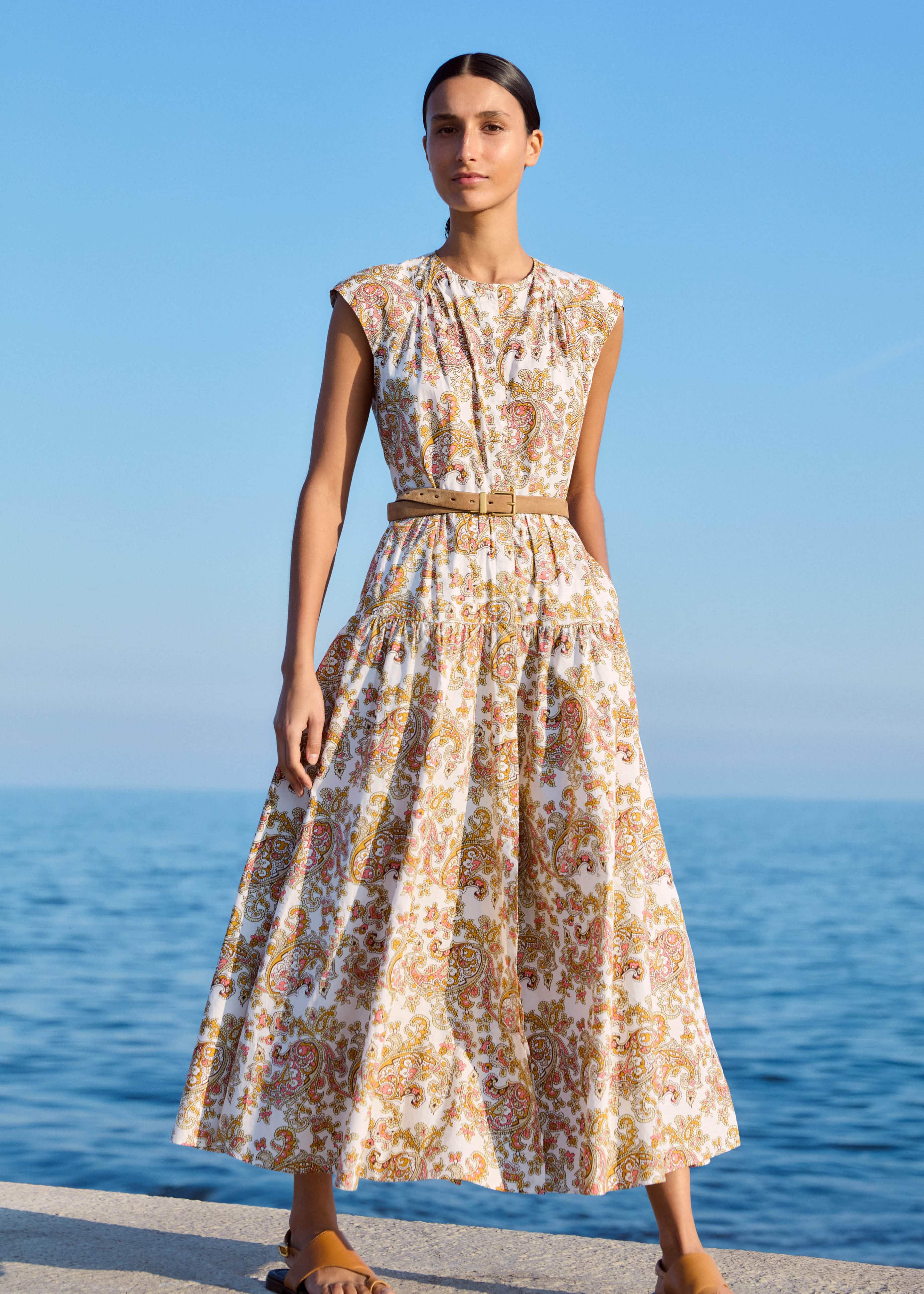 Beginning Boutique Yellow Floral Print Maxi Dress Floral Dress