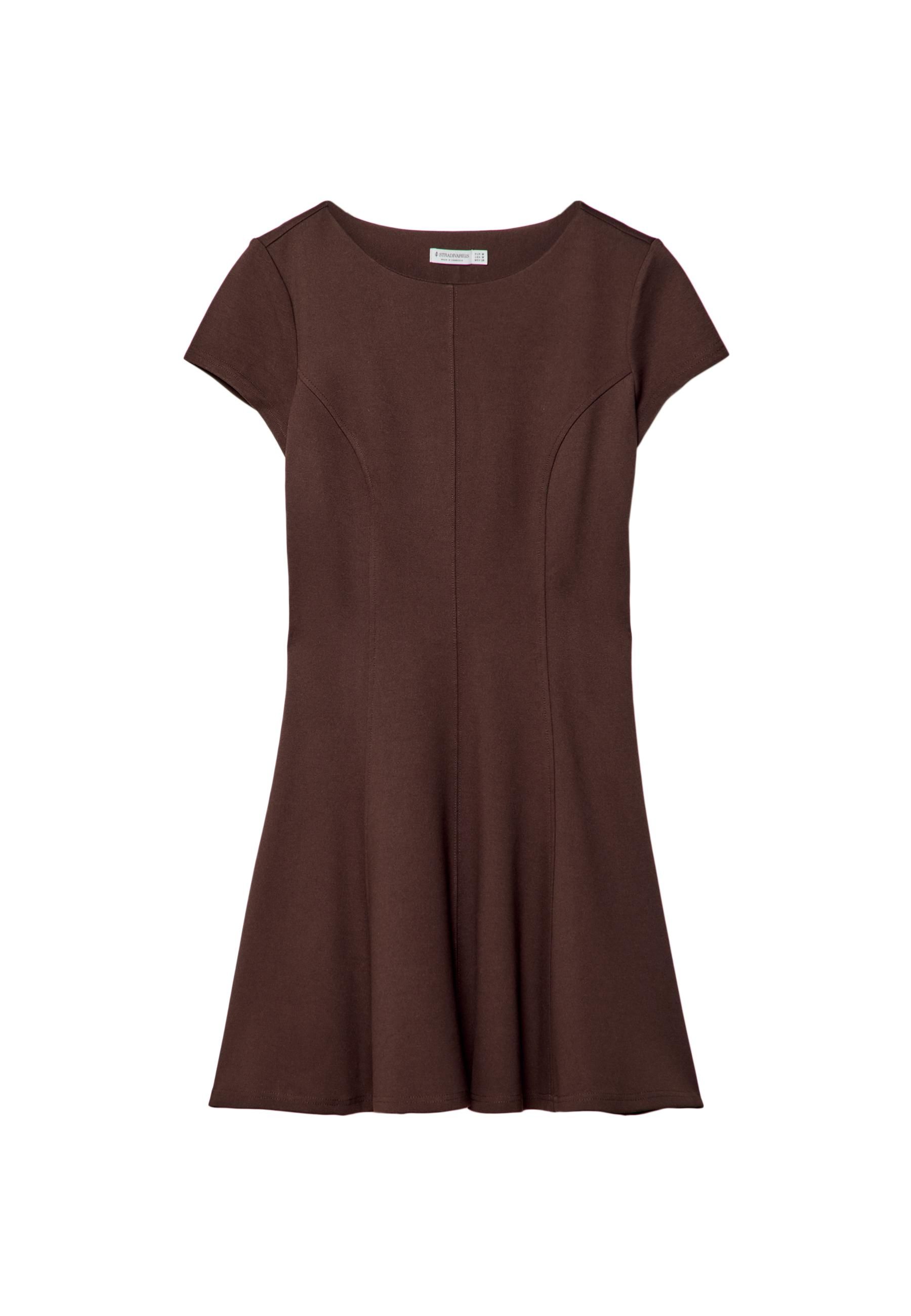 Reina Sofía Vestidos Marca Reina El Mini Vestido Marrón Más Pijo