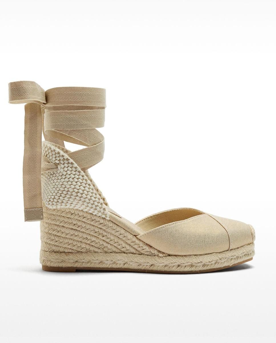 Alpargatas CuÃ±as Esparto Zara Mujer 10 Alpargatas De Cuña De Zara