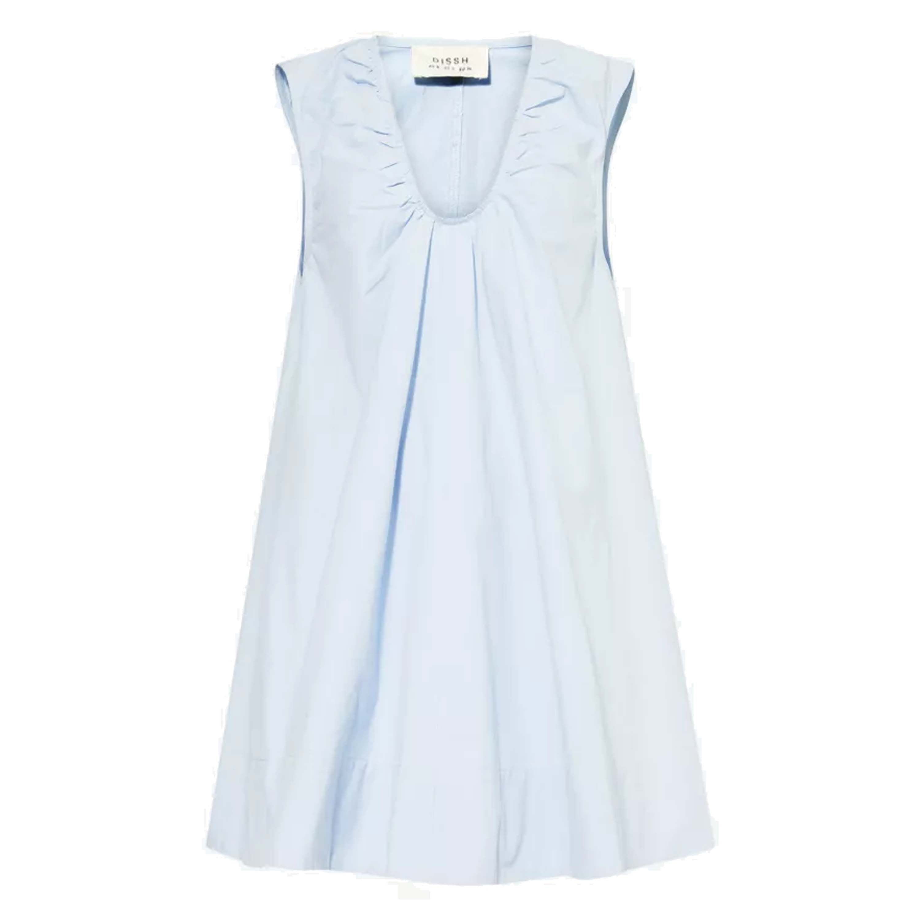 dissh blue dress ARTIE CORNFLOWER RAMIE MIDI DRESS