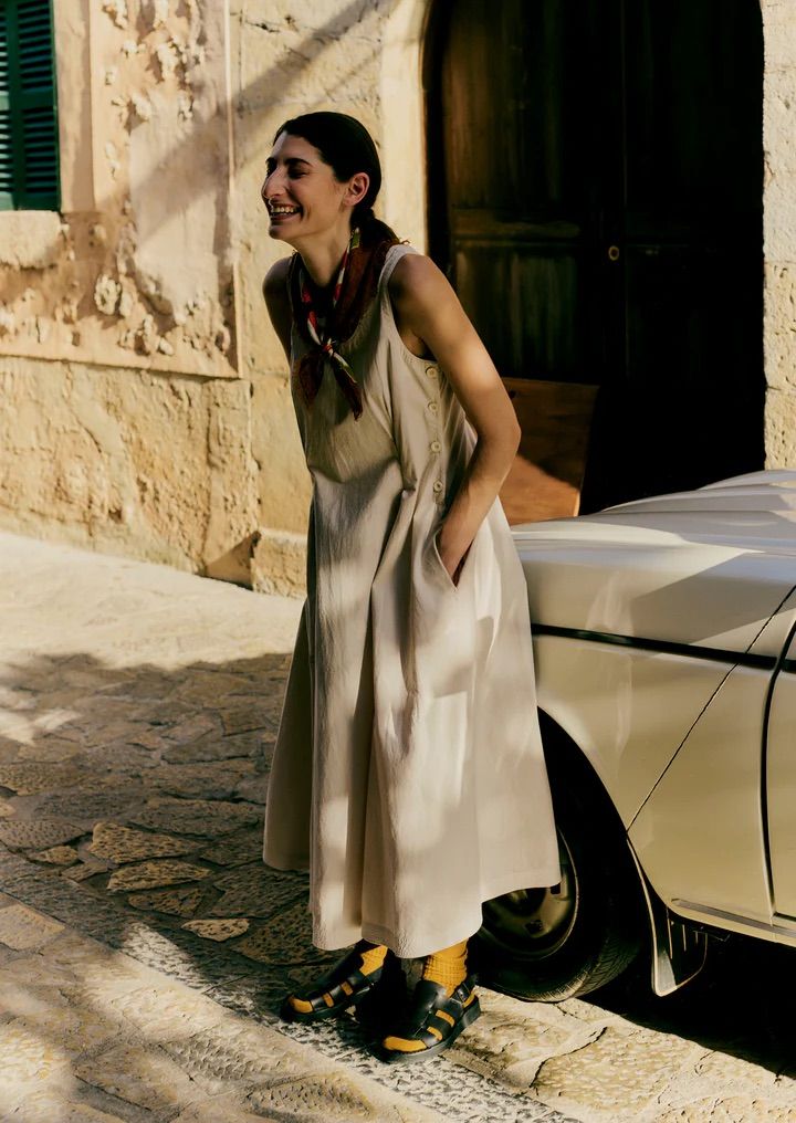 Don't be scared of linen  this dress will change your summer game for ever
