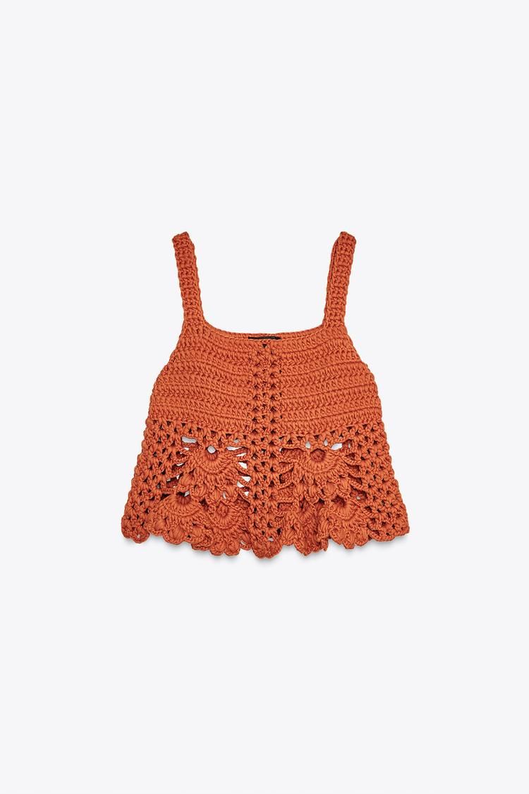 Zara Conjunto Crochet Pull And Bear 10 Tops De Crochet De Zara