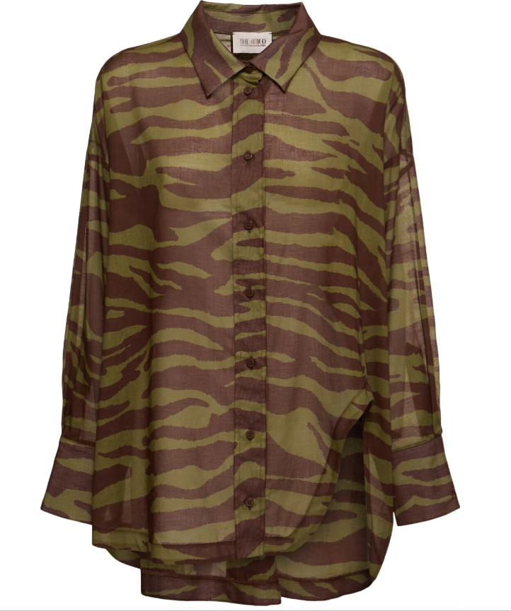 Camicetta Blusa Animalier Zara Zara Camicia Tuta Animalier Zara