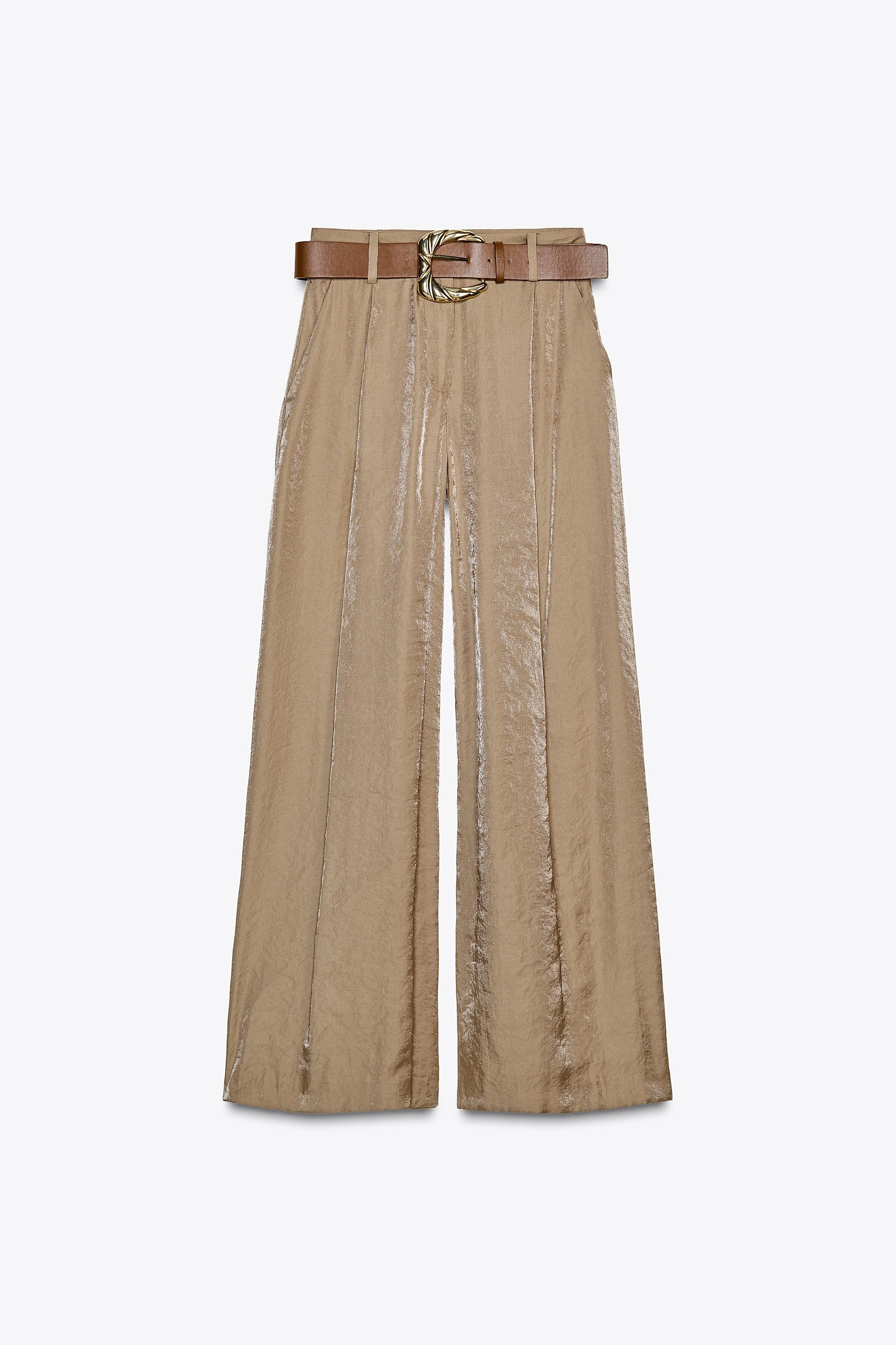 Vuelve a Zara el pantalón ancho con efecto tipazo favorito de