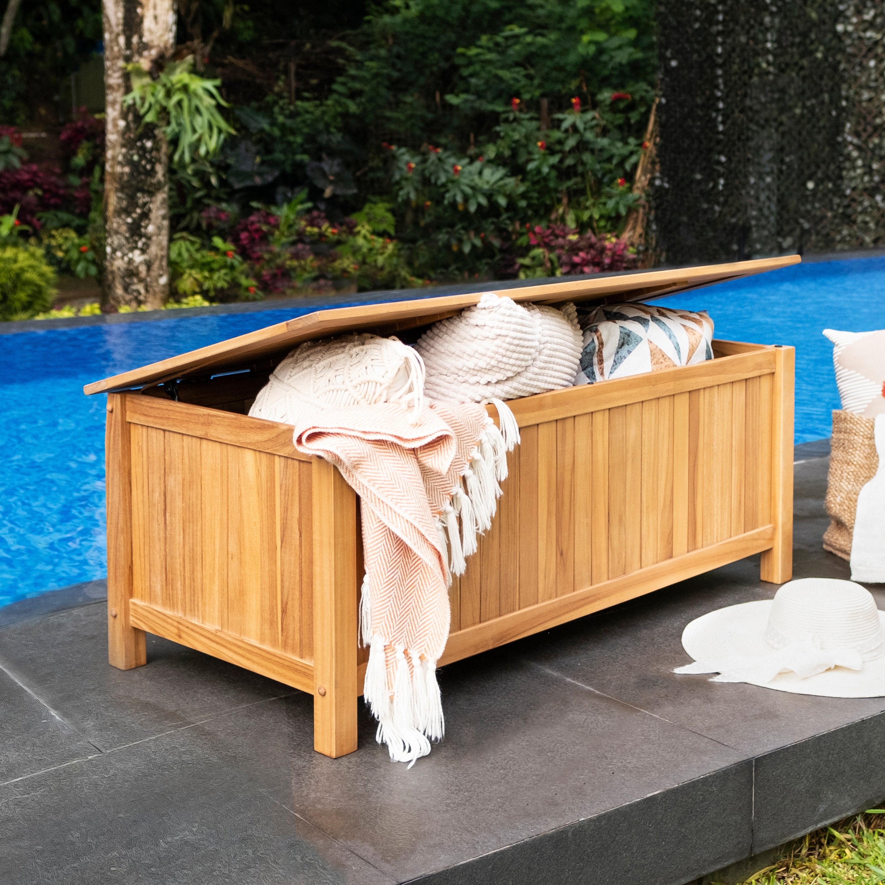 Home Depot Outdoor Deck Storage Box Bench Home Depot Outdoor - Main Image