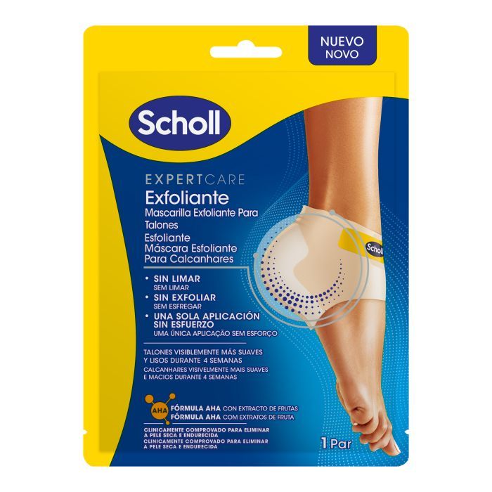 Los Talones Agrietados Pies Maltratados Por Zapatos Scholl Crema