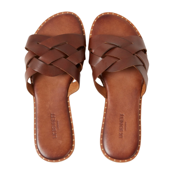 Leren slippers zijn on trend en deze zijn het mooist