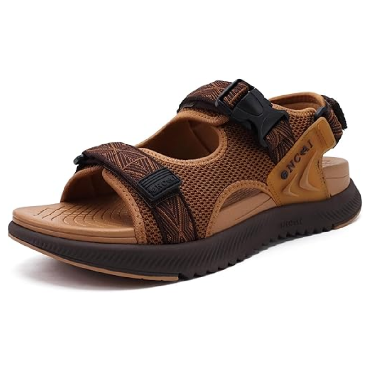 Sandali neri da mare in gomma con velcro AMERICANINO | Scarpe&Scarpe
