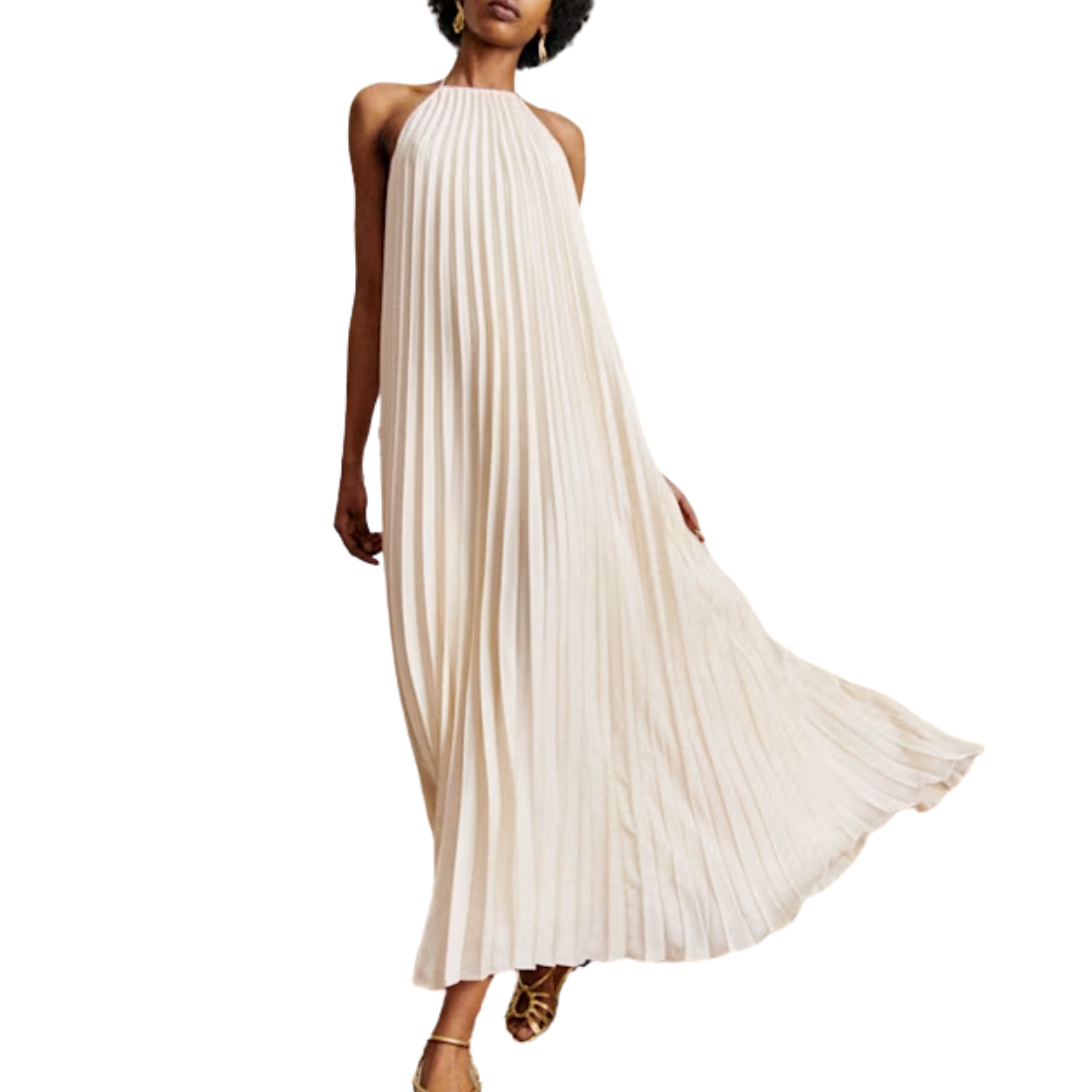 Jurken Dames Zwierige Jurk Lang Dress Gestipte Jurk Deze Zwierige