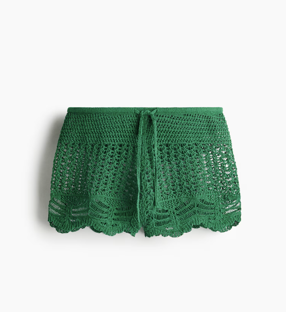 Shorts de crochet, la tendencia fresca que inunda los escaparates