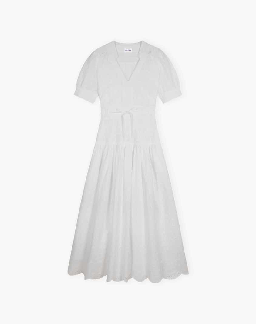 white christmas dresses Catalina Cotton Dress White