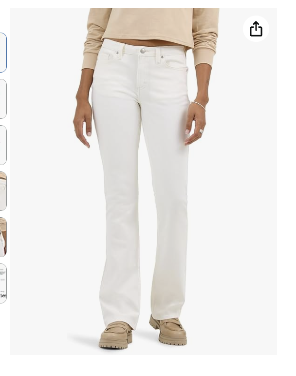 Bootcut Jeans Ladies White Jeans Size 12 Women's Bootcut Jeans