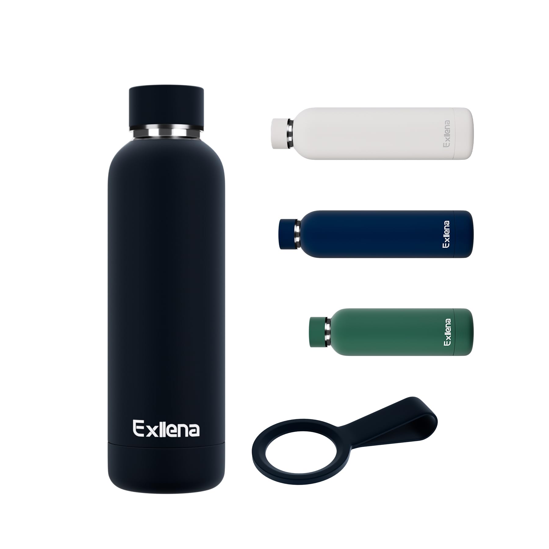 Relaxdays Set 2 Fiaschette In Acciaio – 1,8 Litri + 200 Ml, Design Classico, Argento - 3