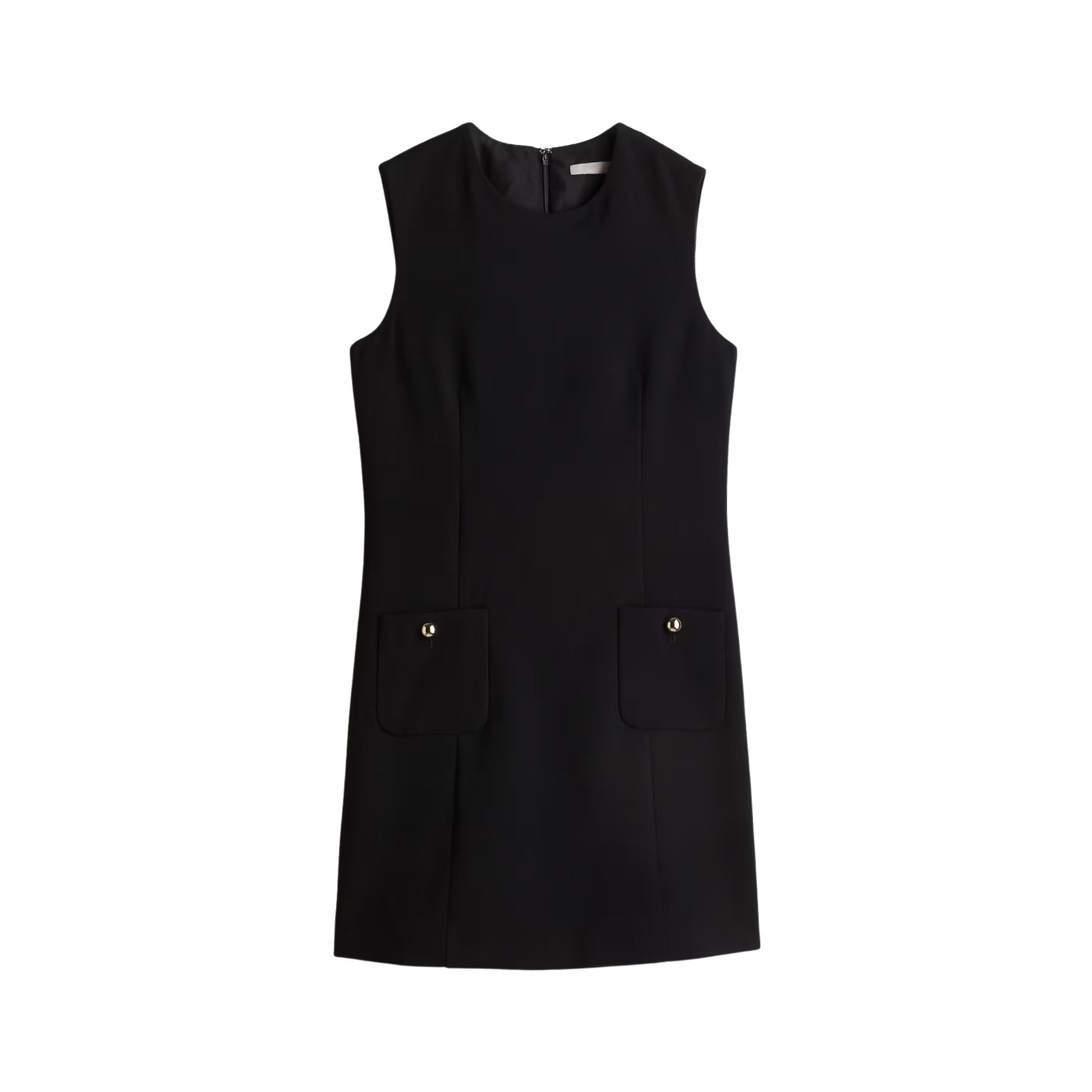 H&m Mouwloze Jurk Zwart Mouwloze Jurk H&m Deze Flatterende