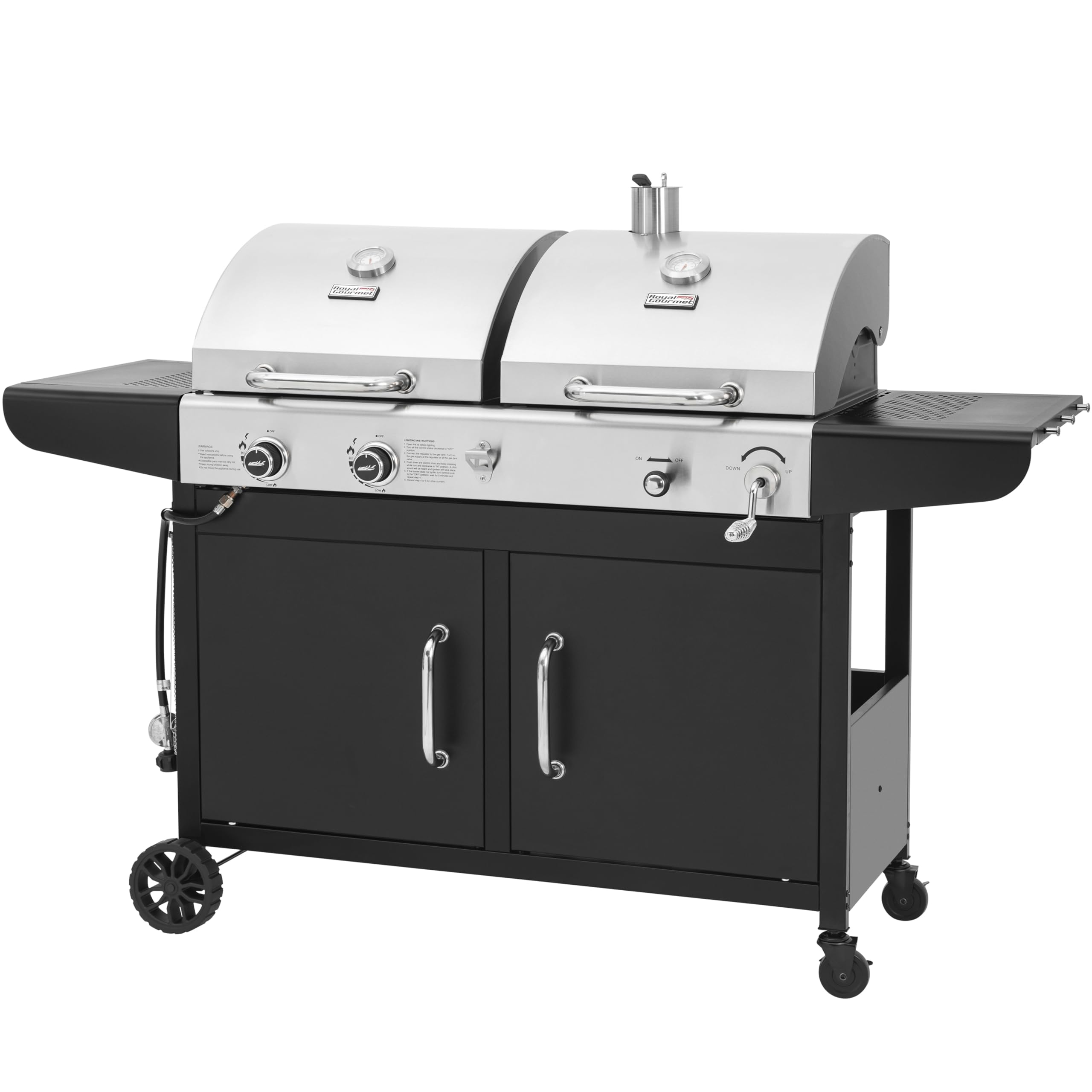 Dual Fuel Home Depot Char Griller Best Gas And Charcoal Combo