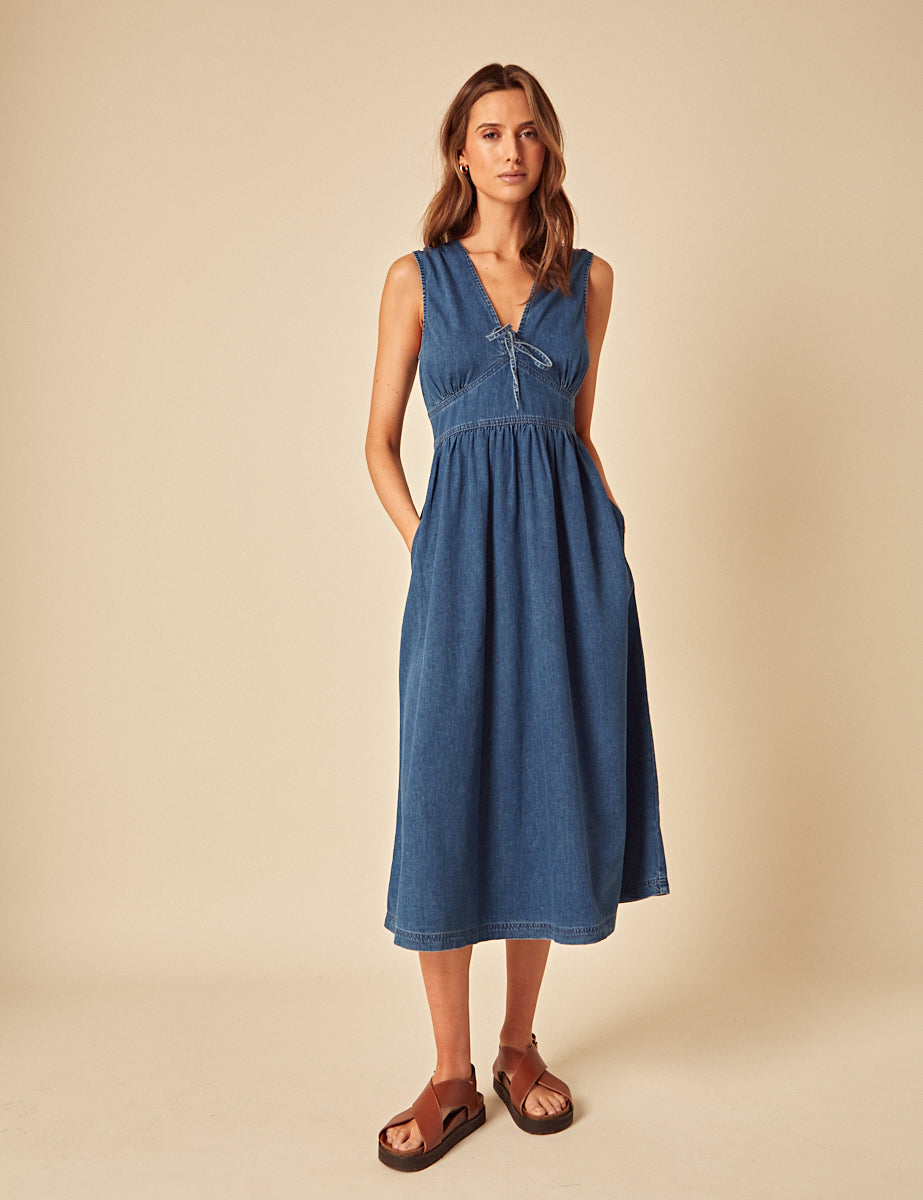 The best denim dresses to wear now and in autumn