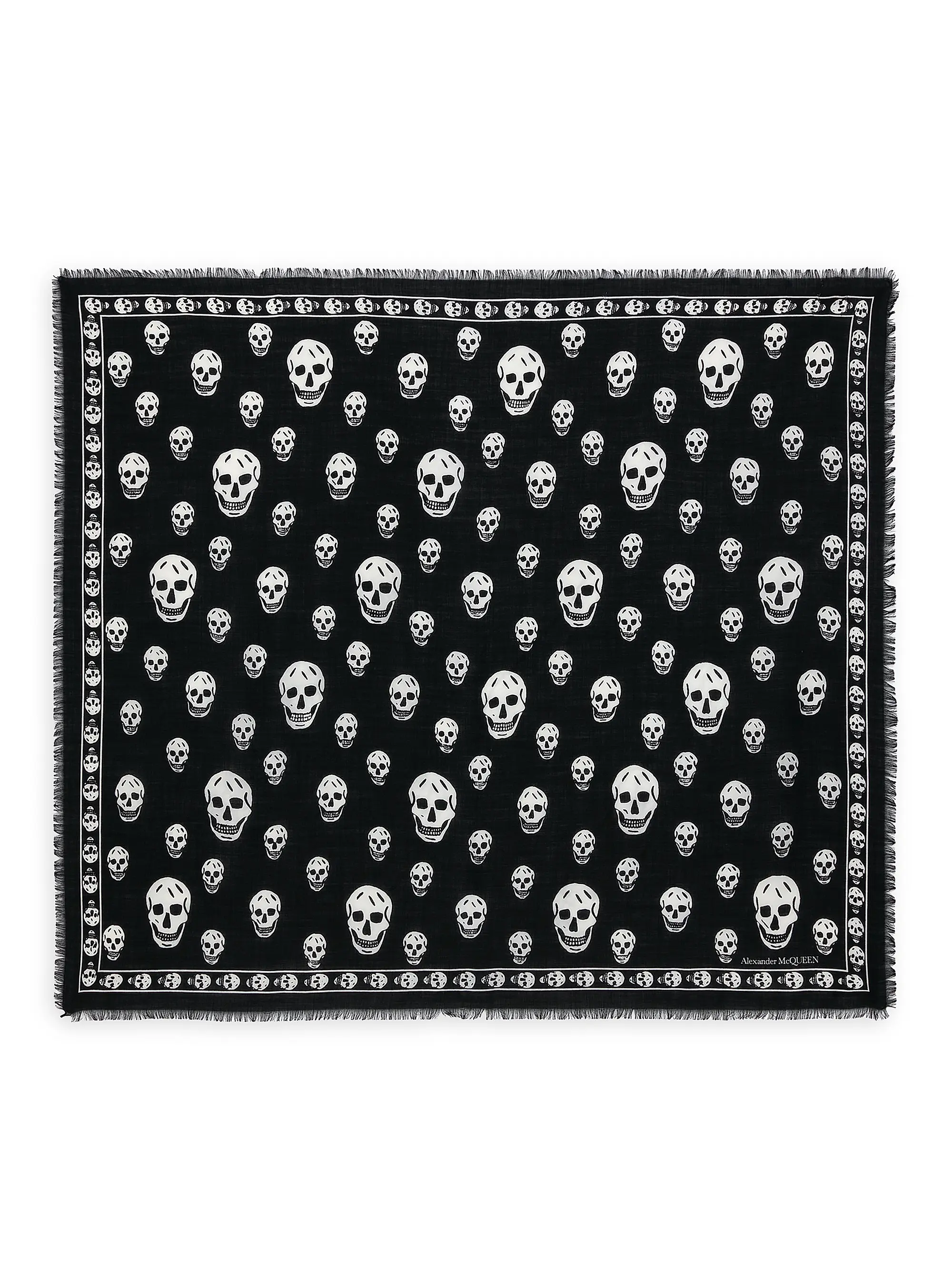 The McQueen Skull Scarf Is Poised For a Comeback
