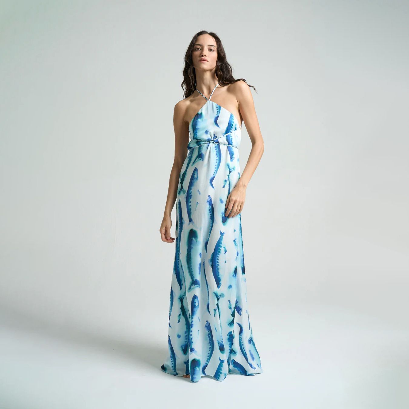 women's fully lined dresses Z Supply Balos Striped Maxi Dress Natural / L main image 1