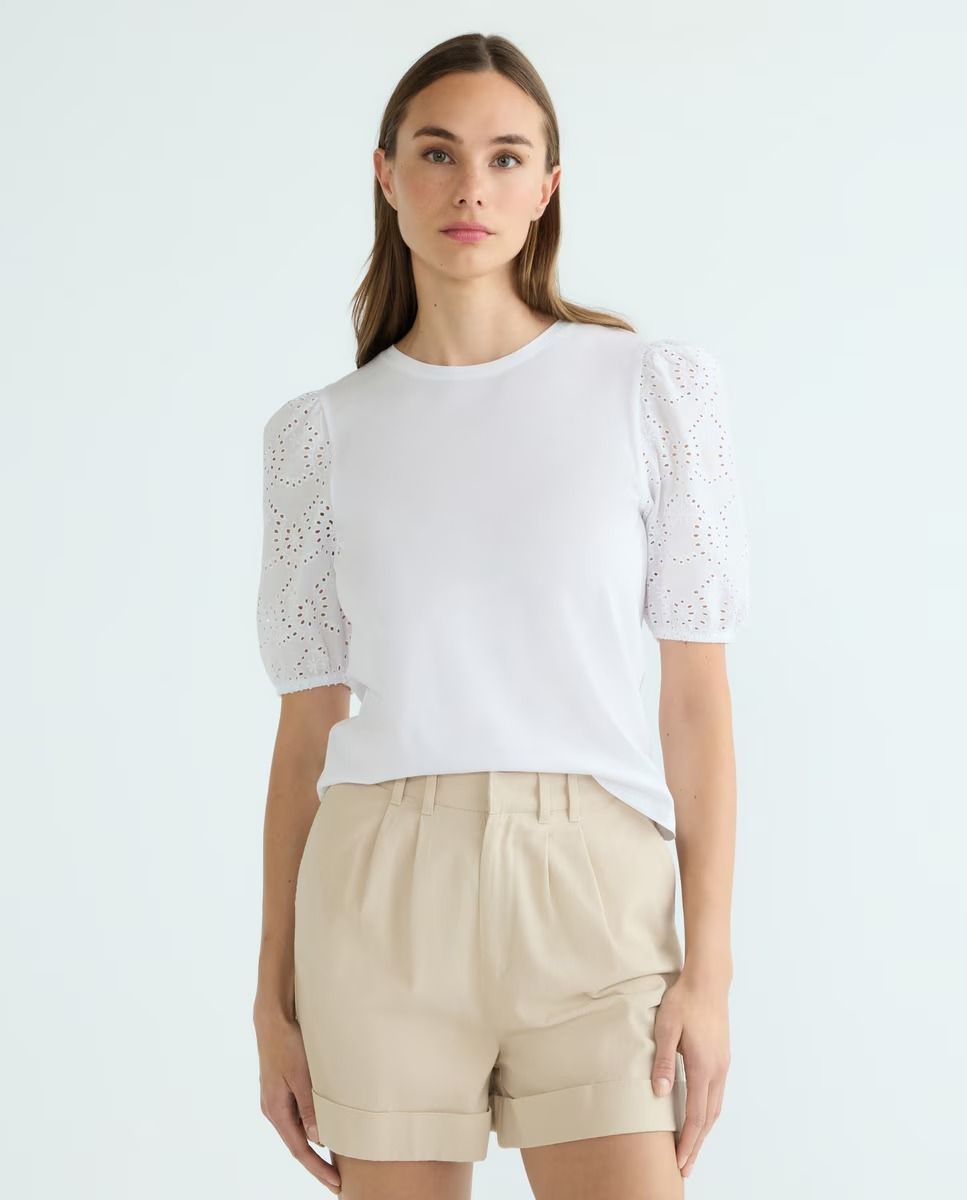 Blusa Blanca Blusas Hipercor Mujer Vestidos Midi Y Blusas Fluidas